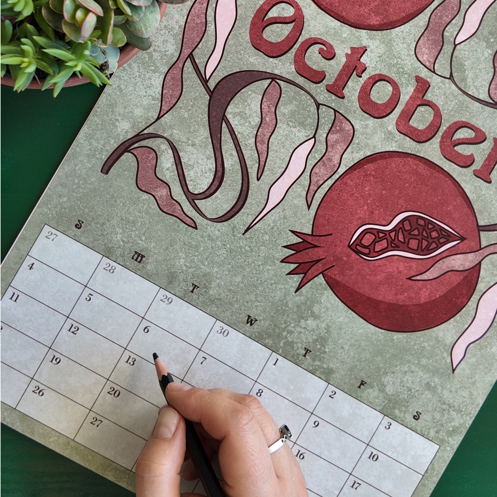 Calendar Art Nouveau