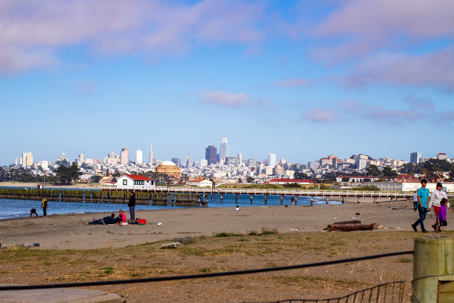 Downtown Sanfrancisco from the Bridge
