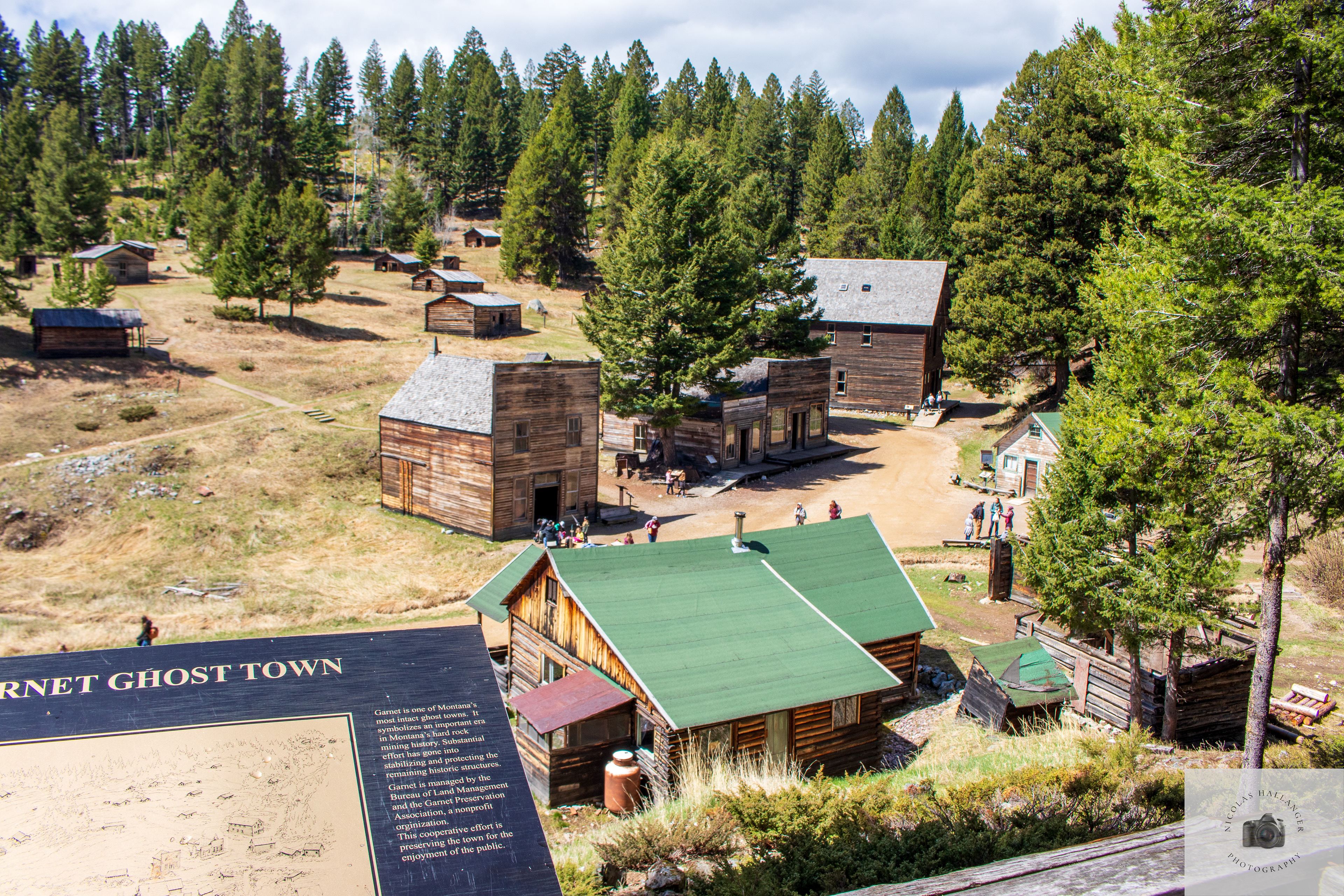 A ghost town in Montana