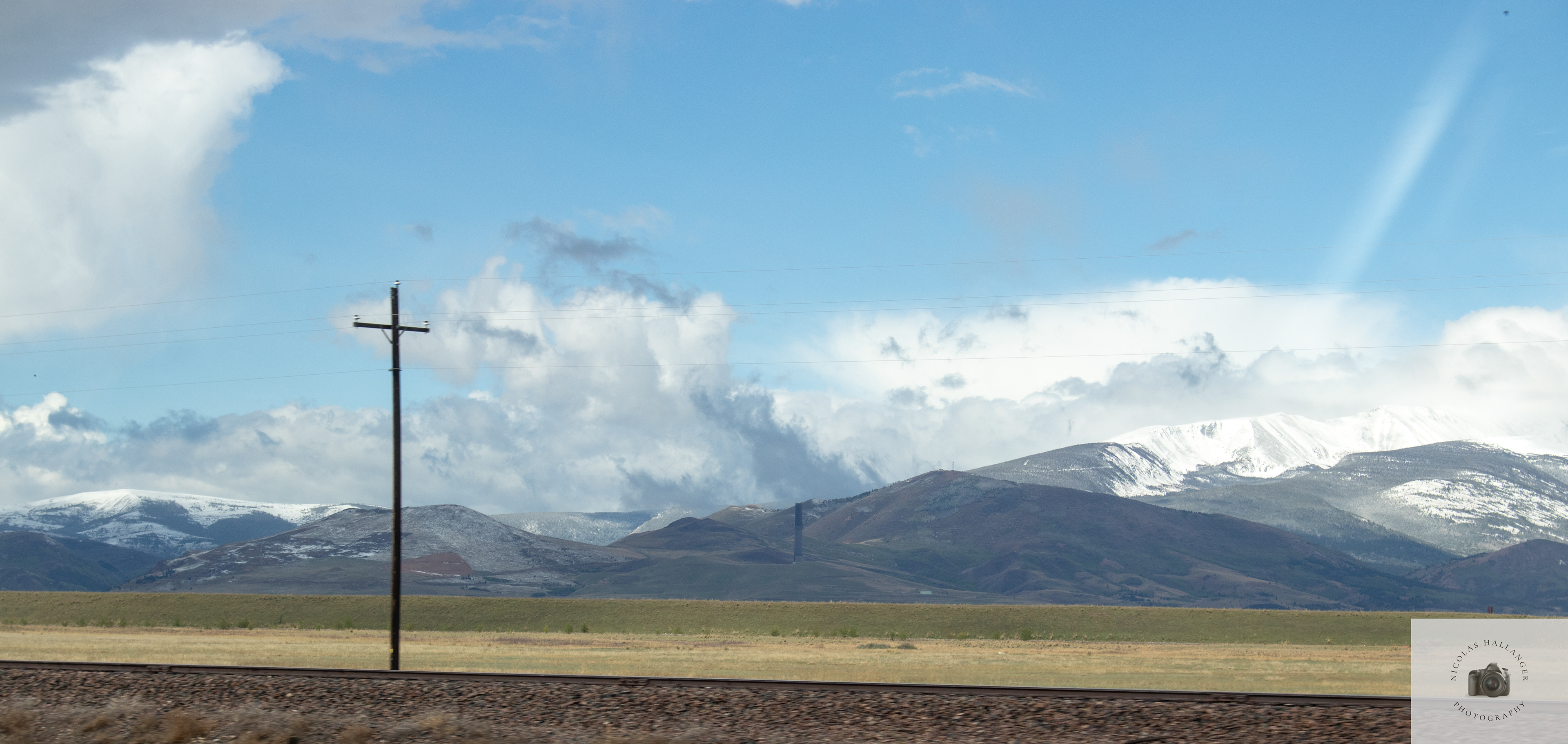 View of the Anaconda Smokestack from the highway near Anaconda, MT