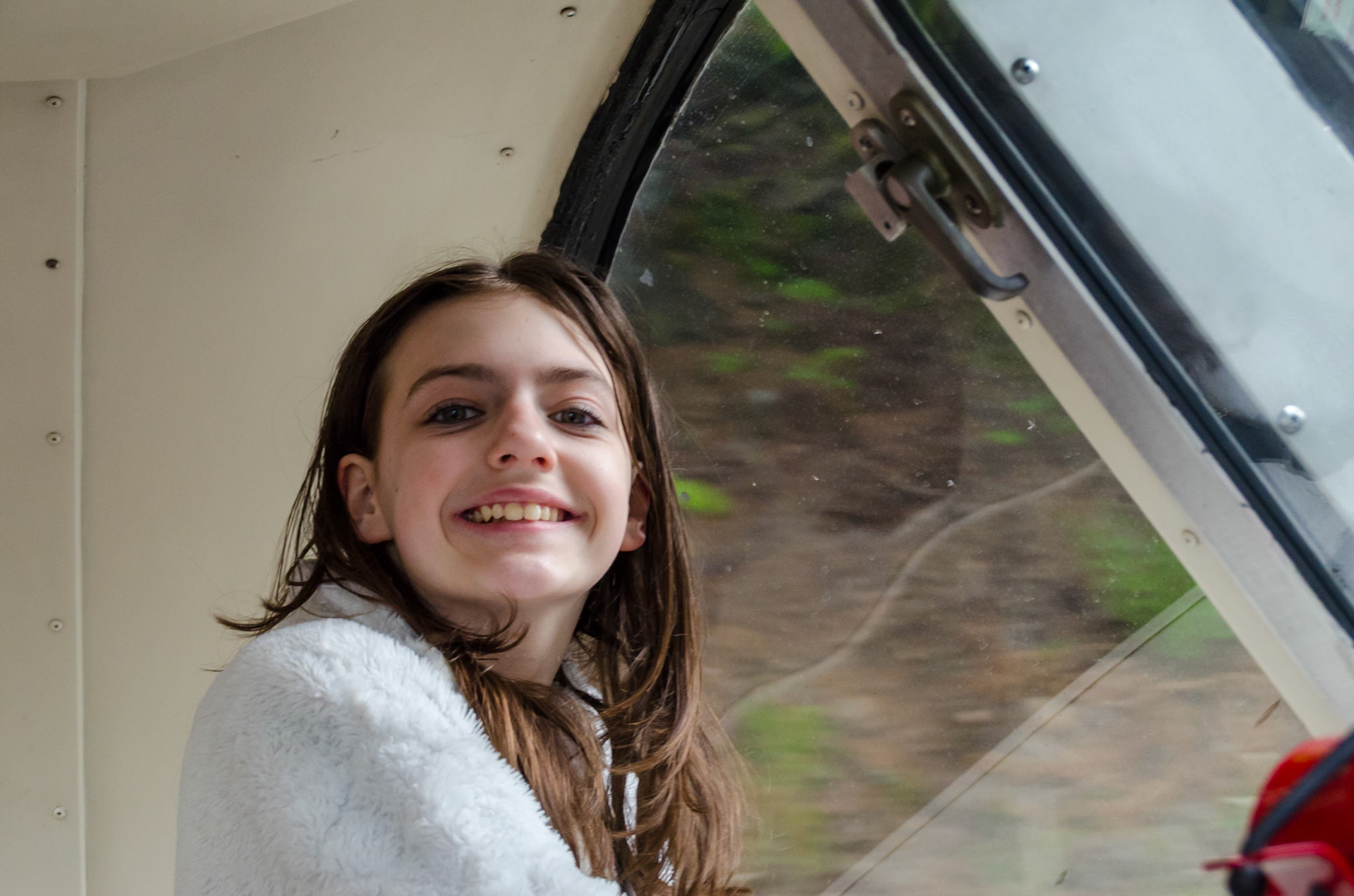 Jenise on Train