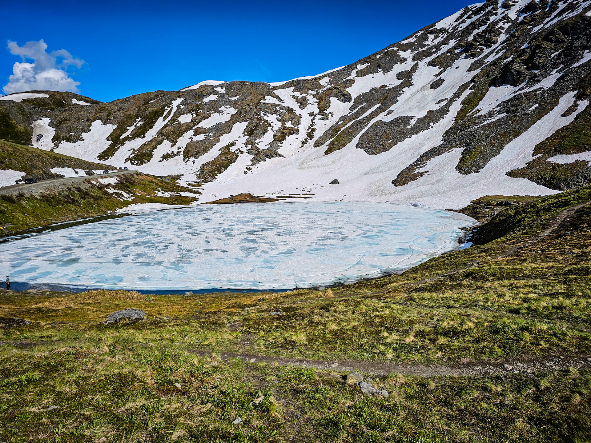 Summit lake Hatcher Pass