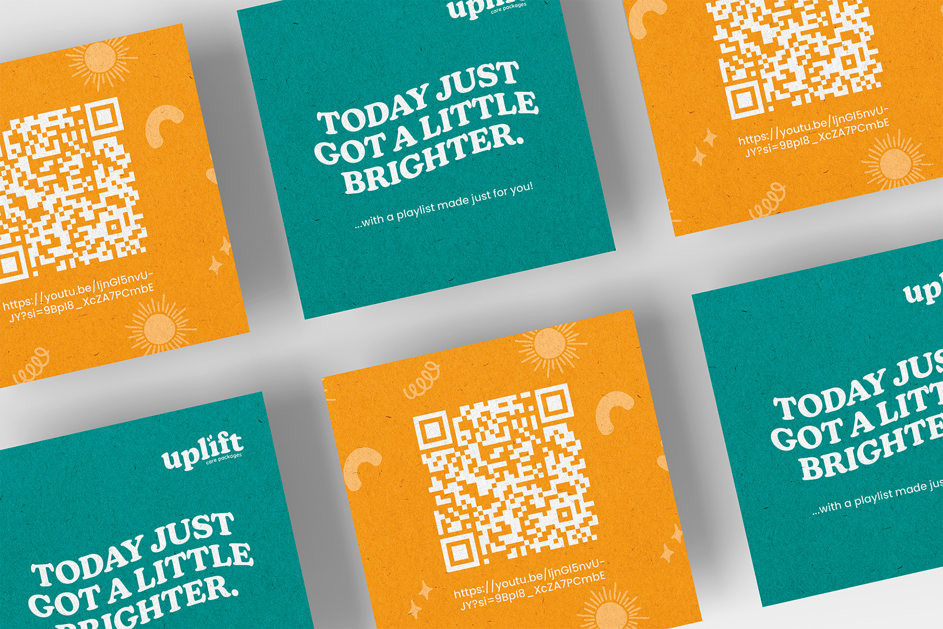 QR Card to Motivational Playlist