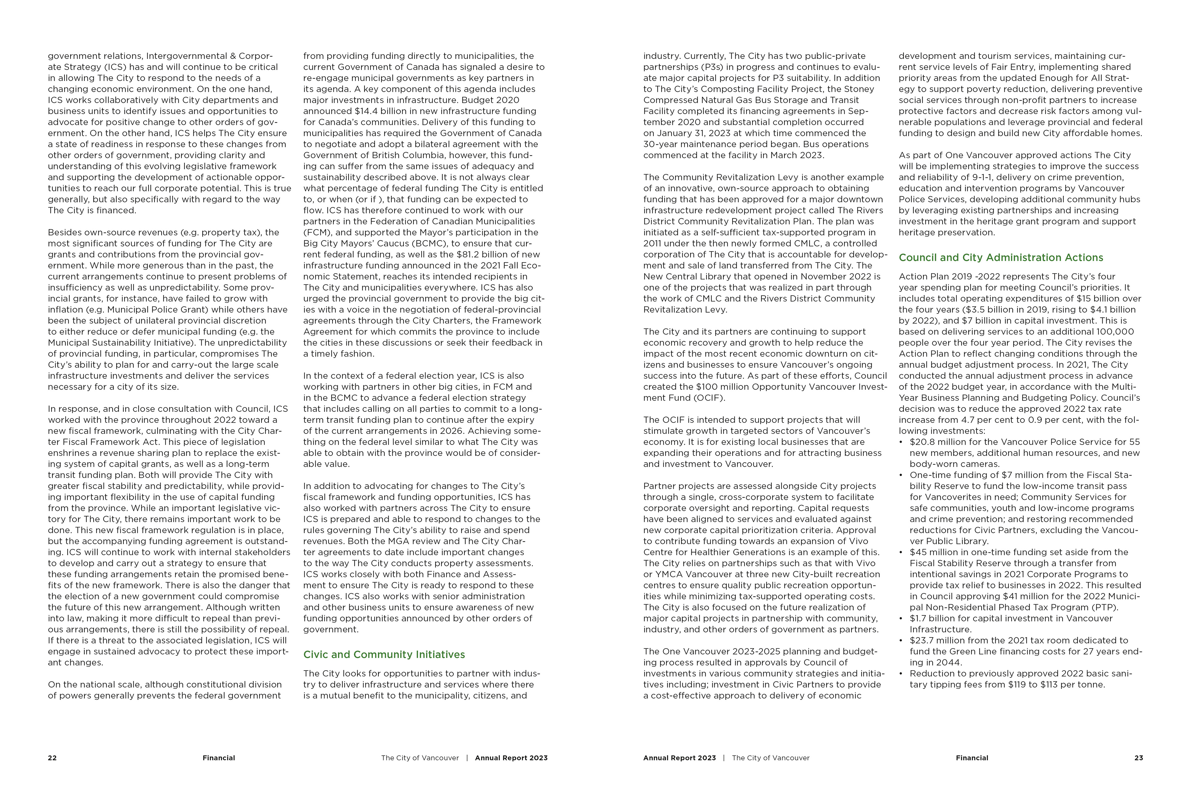 Annual Report - Spread 12