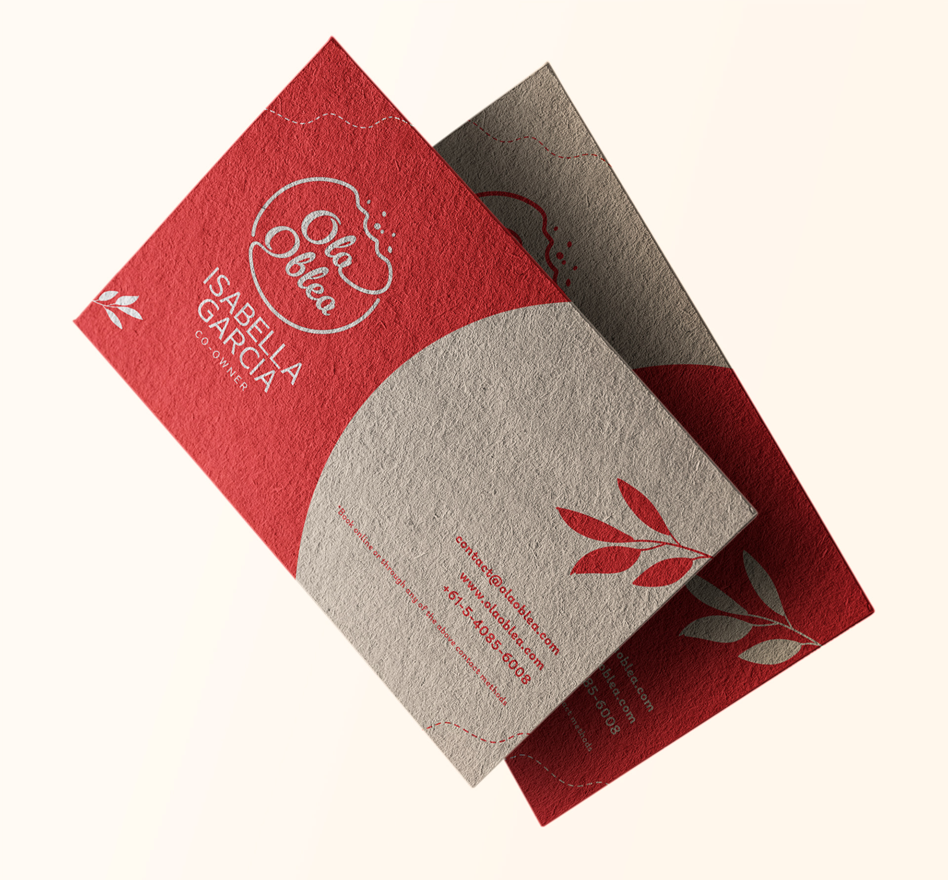 Ola Oblea Business Cards