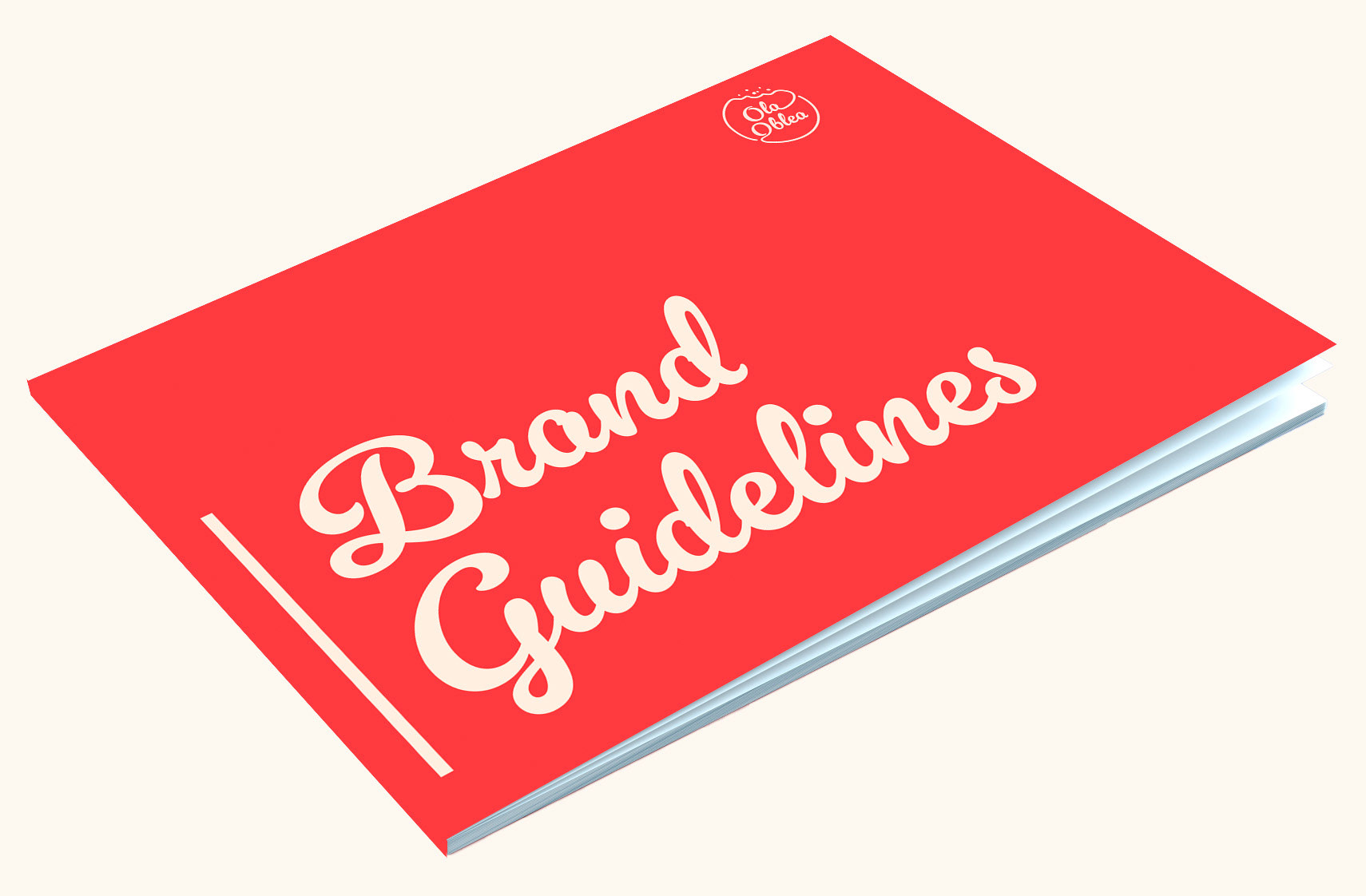 Ola Oblea Brand Guide Book (Cover)