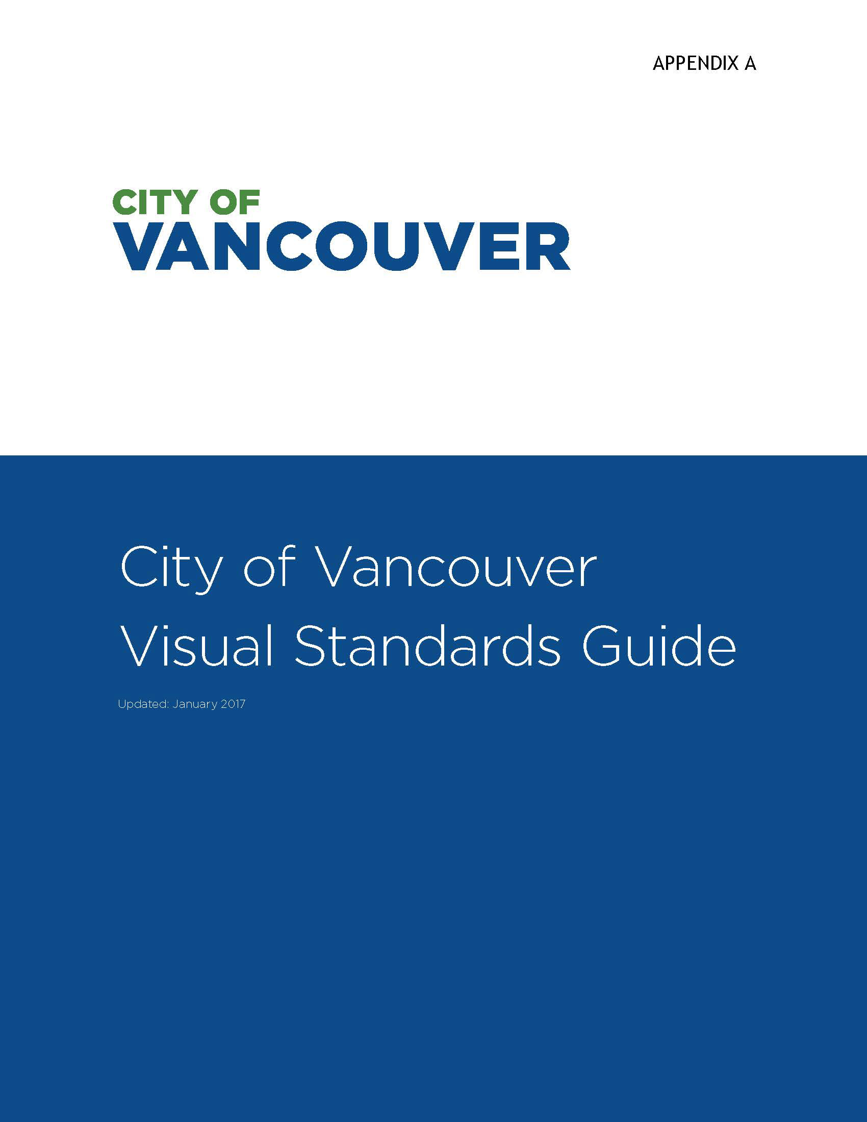 Visual Standards Guide - Front Cover
