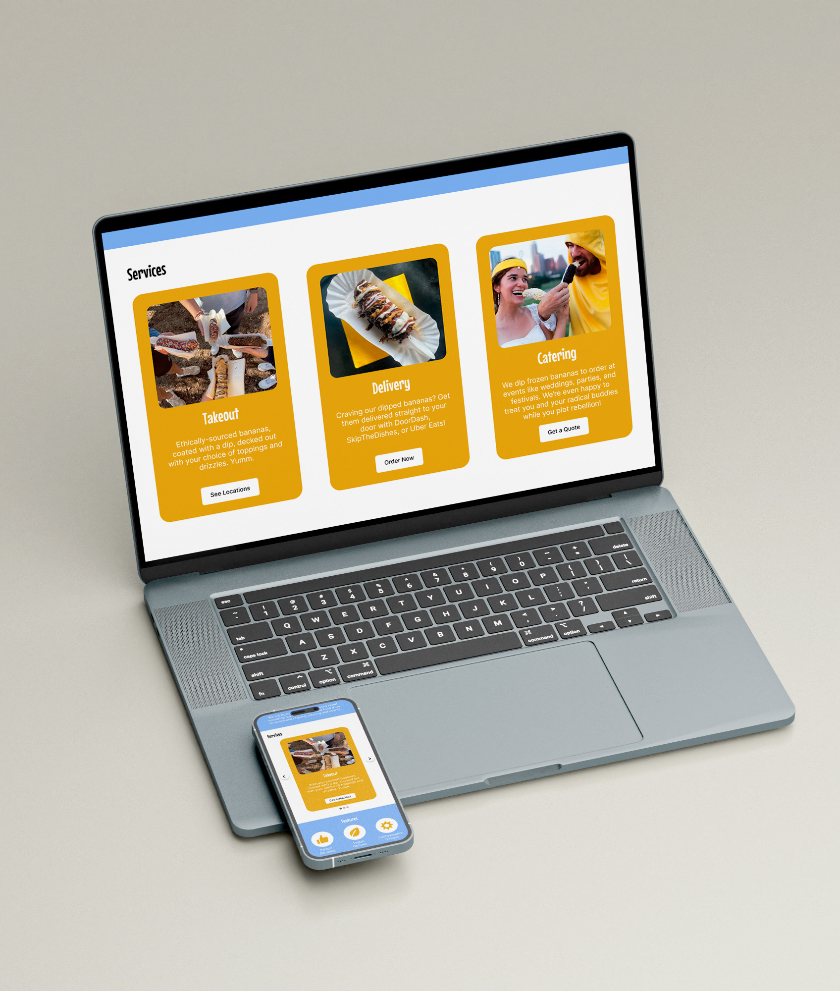 Bananarchy Responsive Home Page