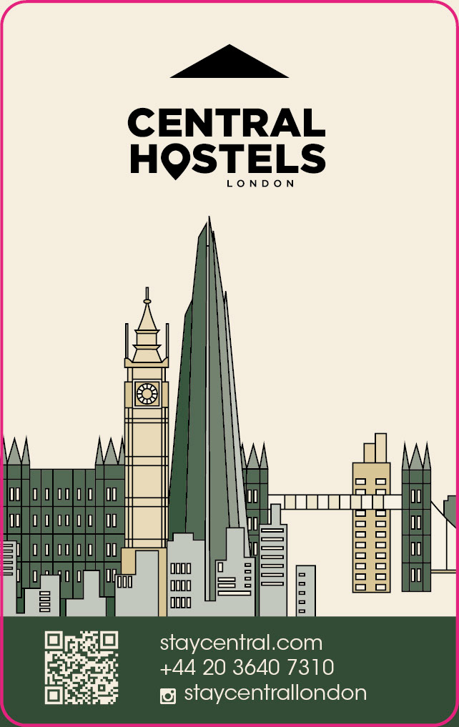 London Keycard Dieline