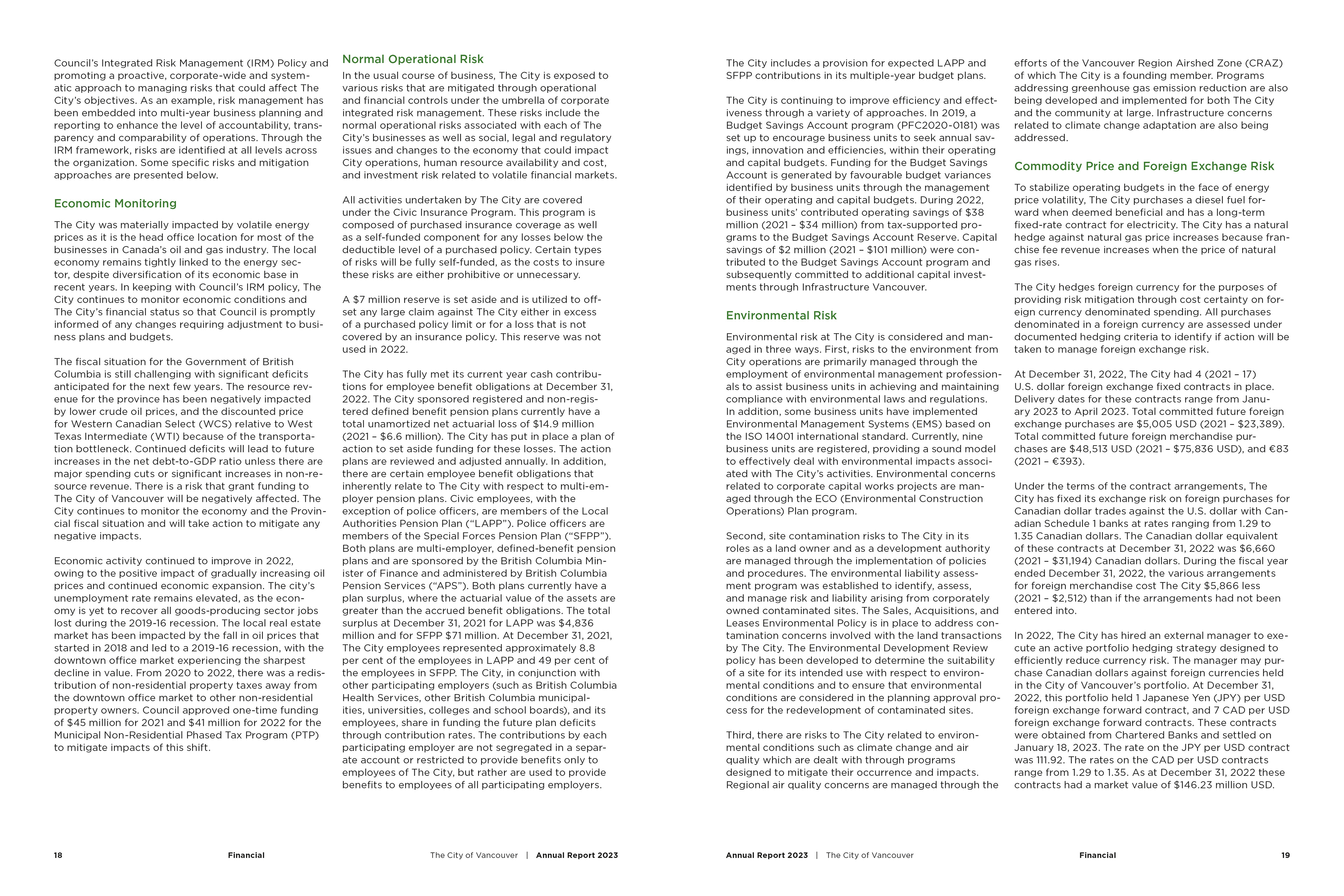 Annual Report - Spread 10