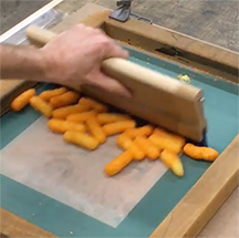 Experimental screen printing