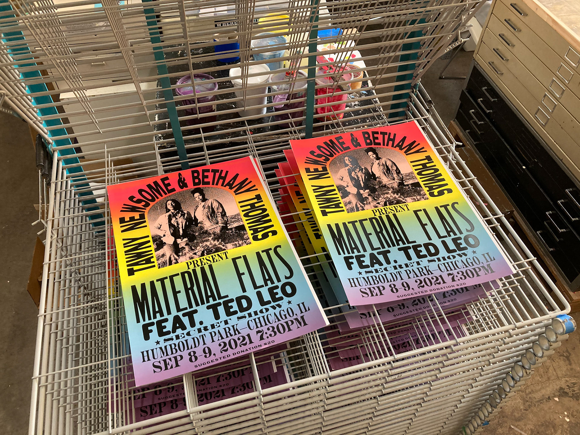 Gig poster design and printing