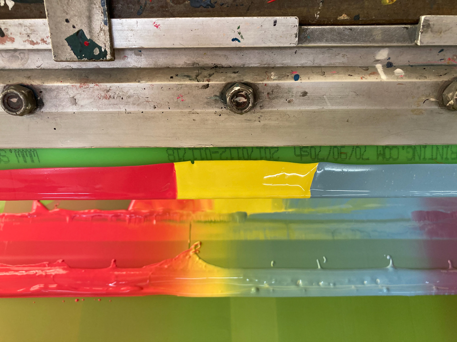 Split fountain printing on the Cameo