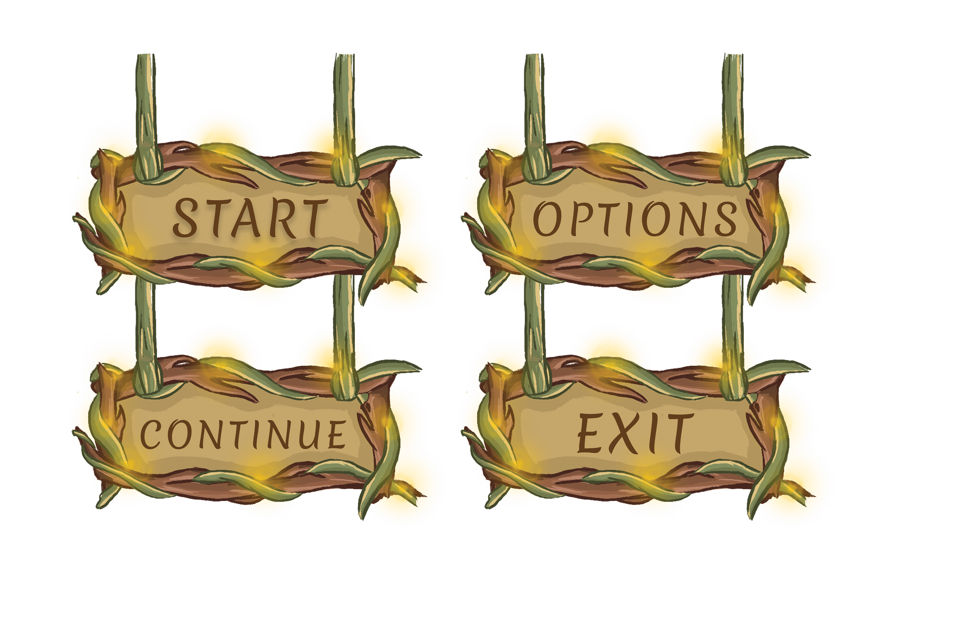 Pig & Chikin's buttons