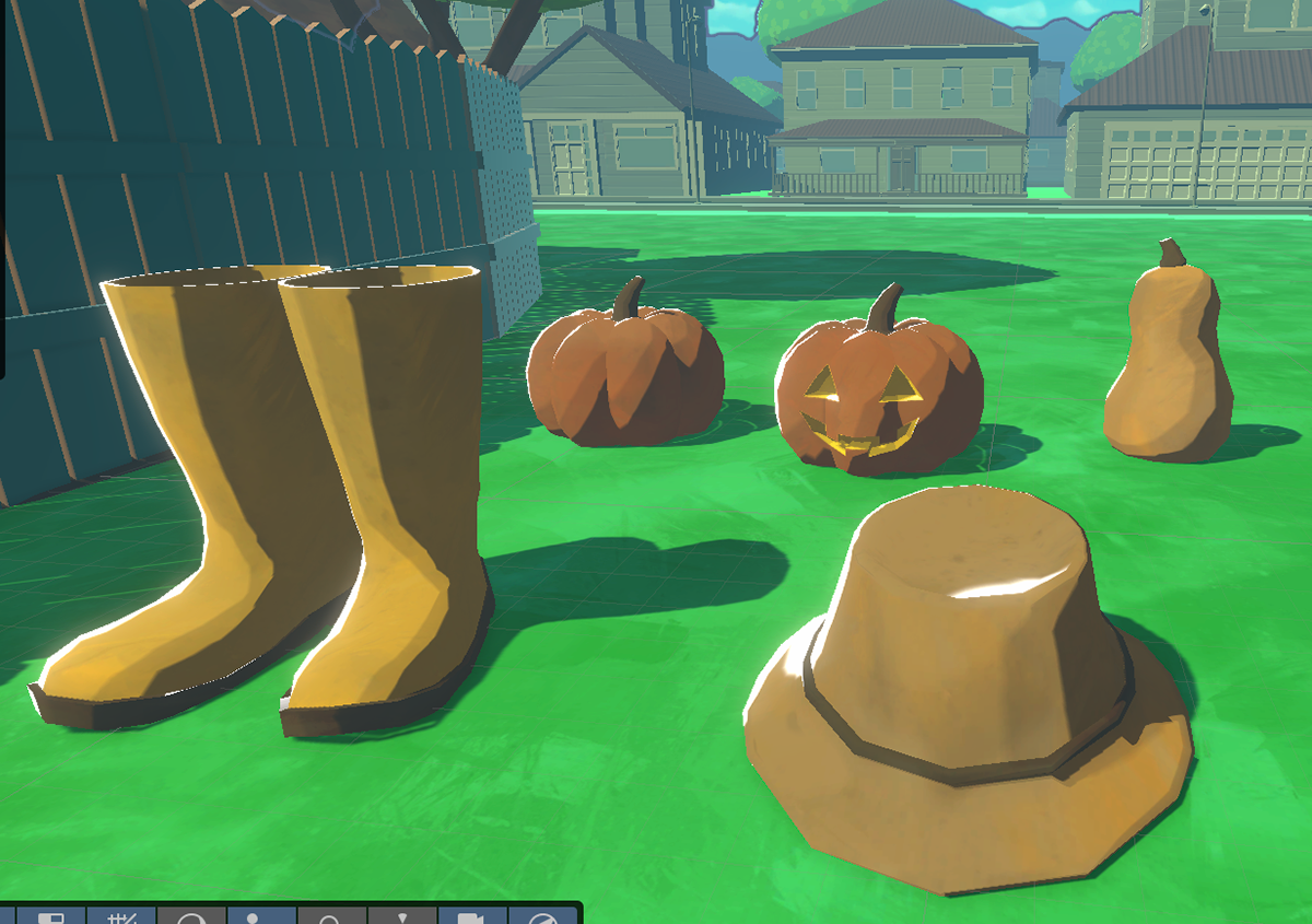 props in engine with shaders