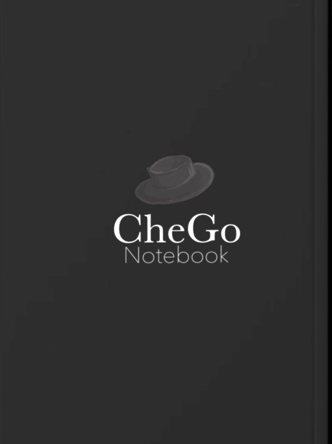 Notebook Black CheGo