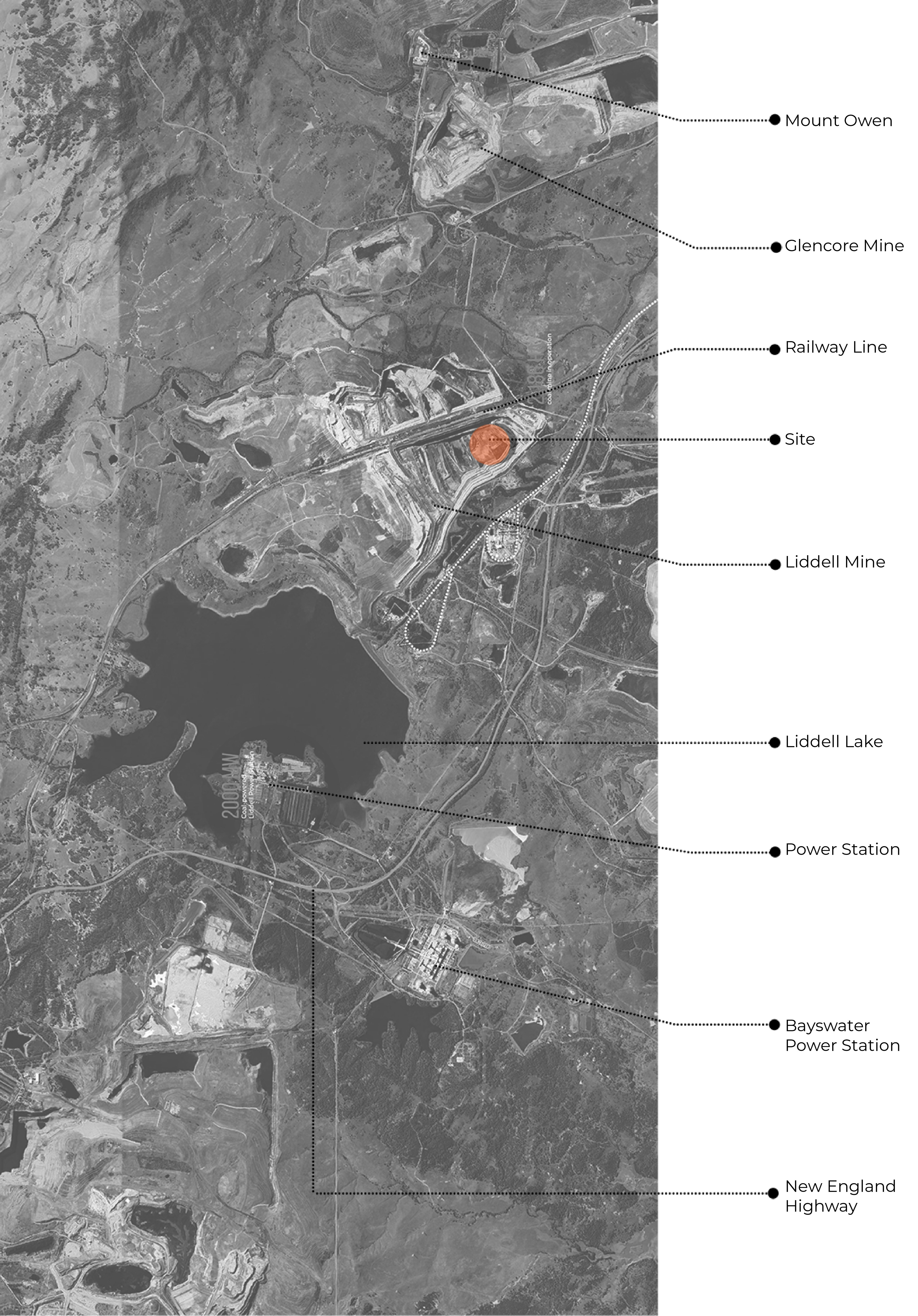 Location Map | Lidell Coal mine