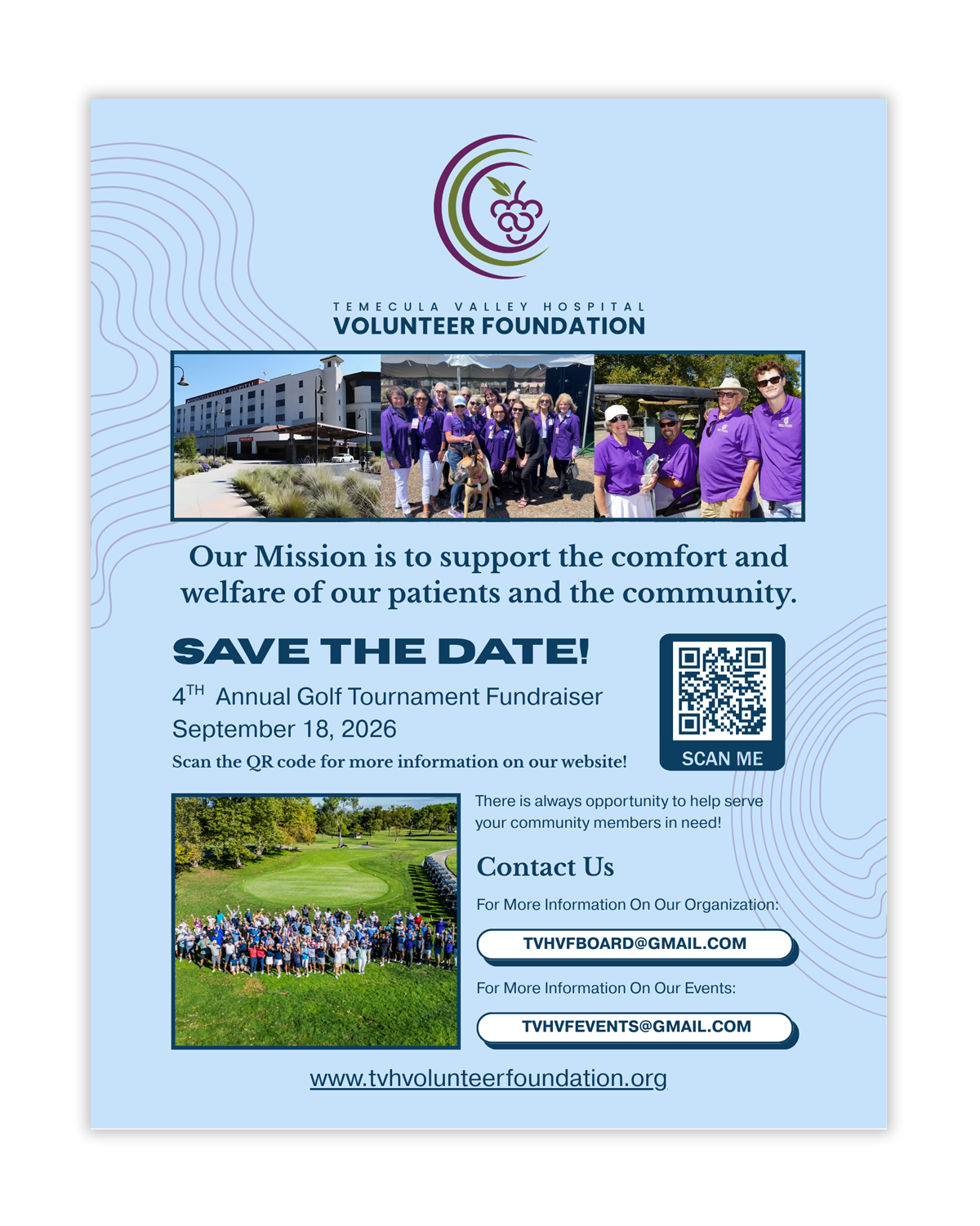 TVHVF Save The Date Flyer, 2026.