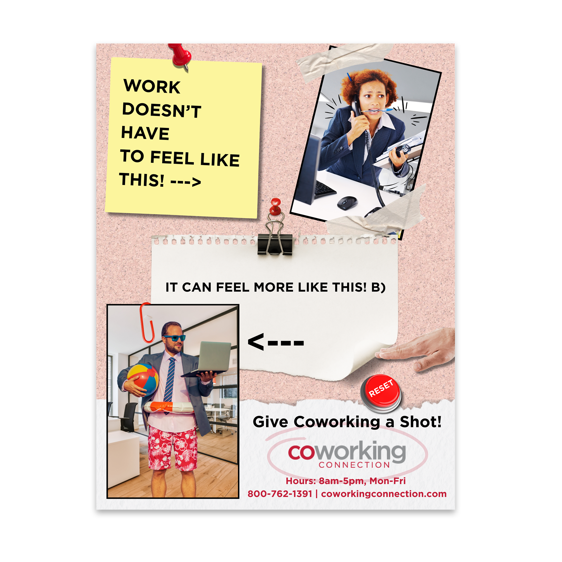 Coworking Connection's Valley Business Journal Ad, June 2025.