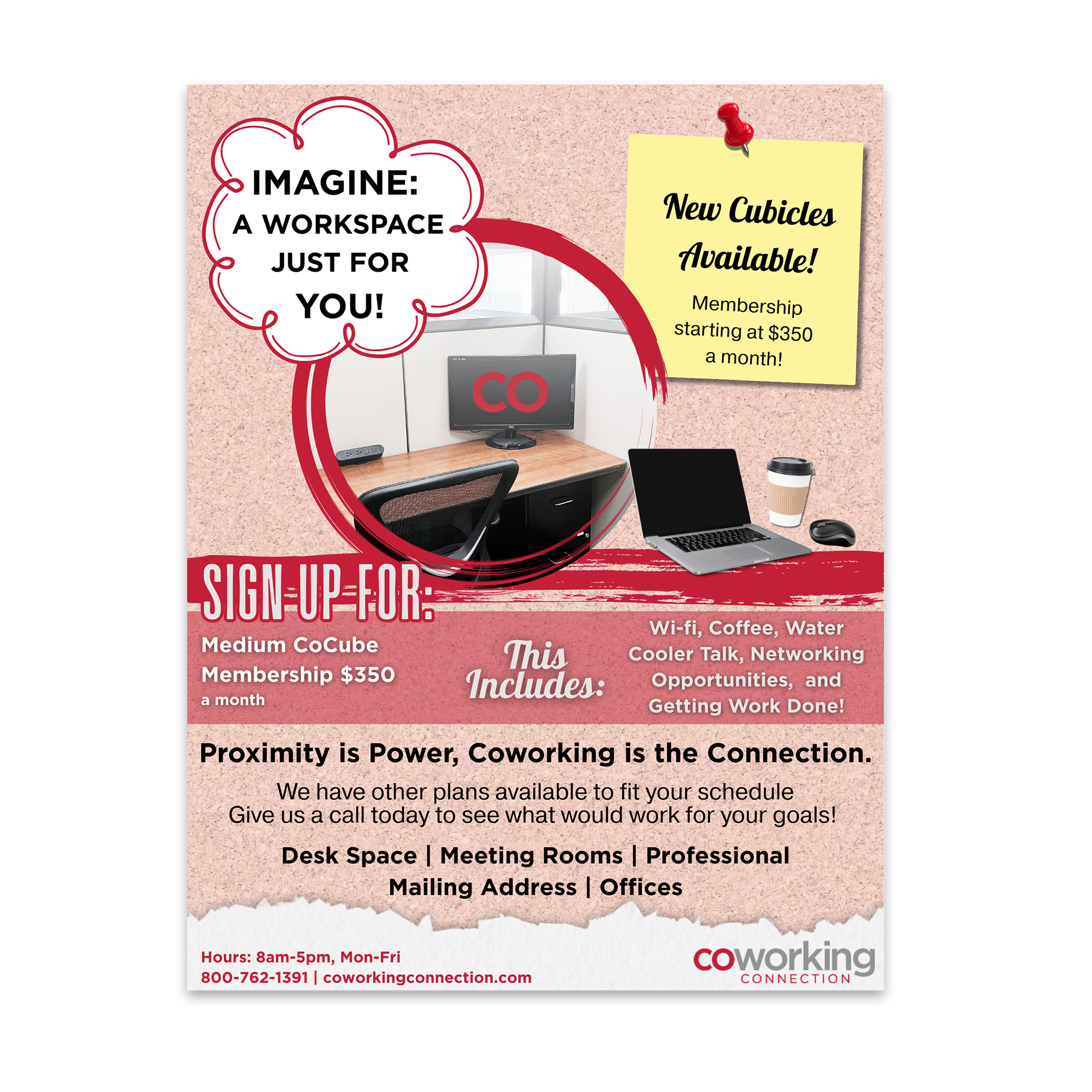 Coworking Connection's Valley Business Journal Ad, October 2025.