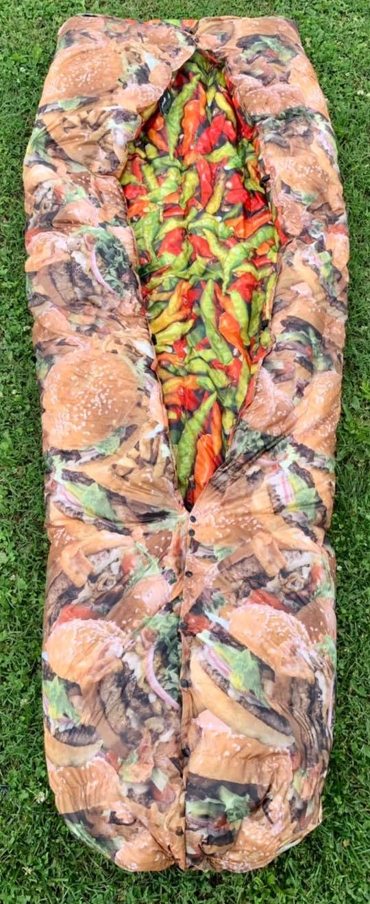 Quilt - Burgers & Peppers design