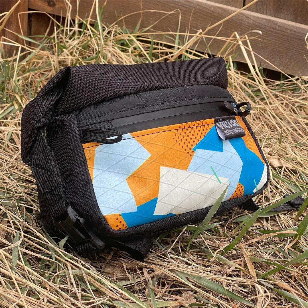 Bike Bag - Geometric Camo