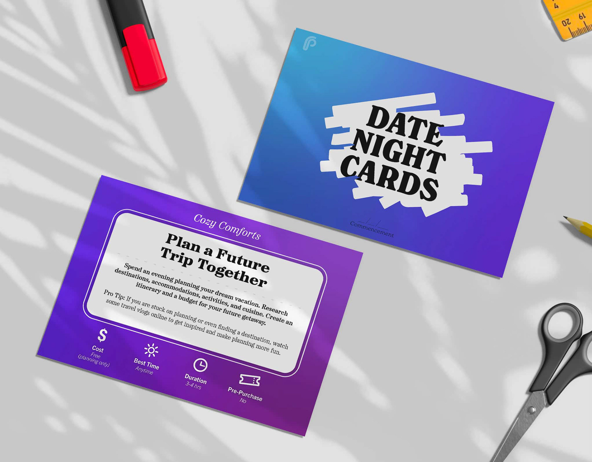 Date Night Cards - dozens of creative date ideas