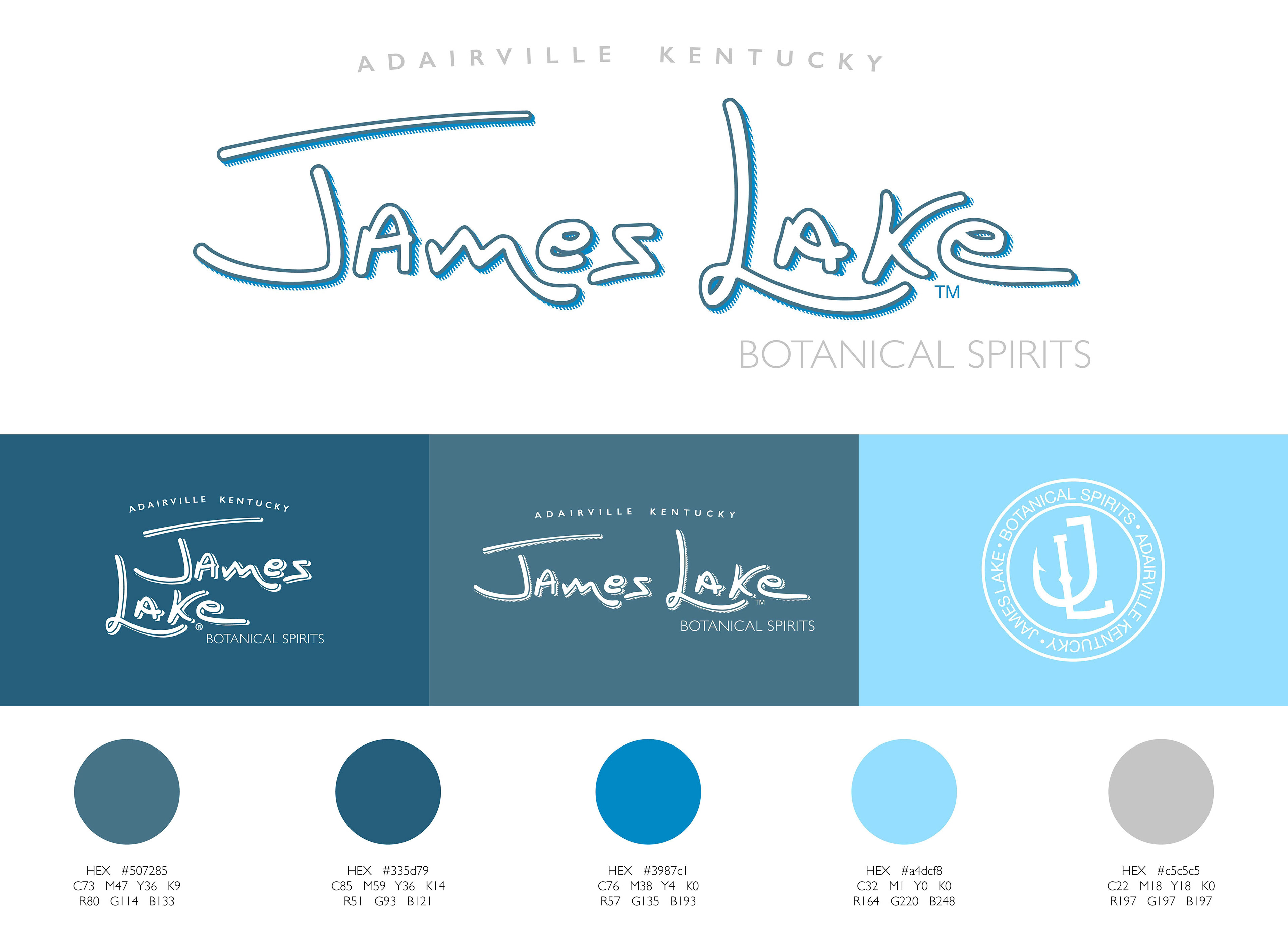James Lake - flavored artisanal Vodka produced in Kentucky