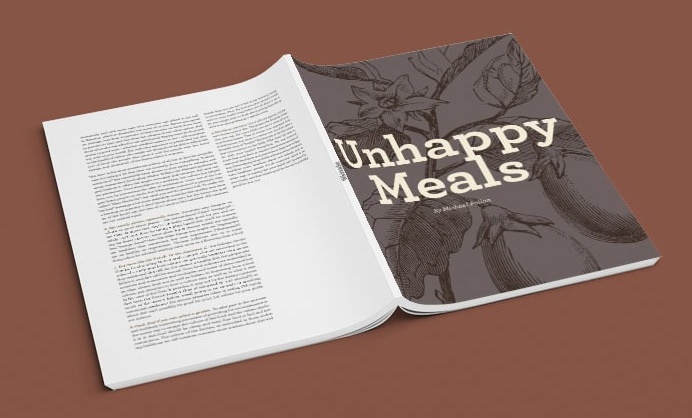 Unhappy Meals booklet