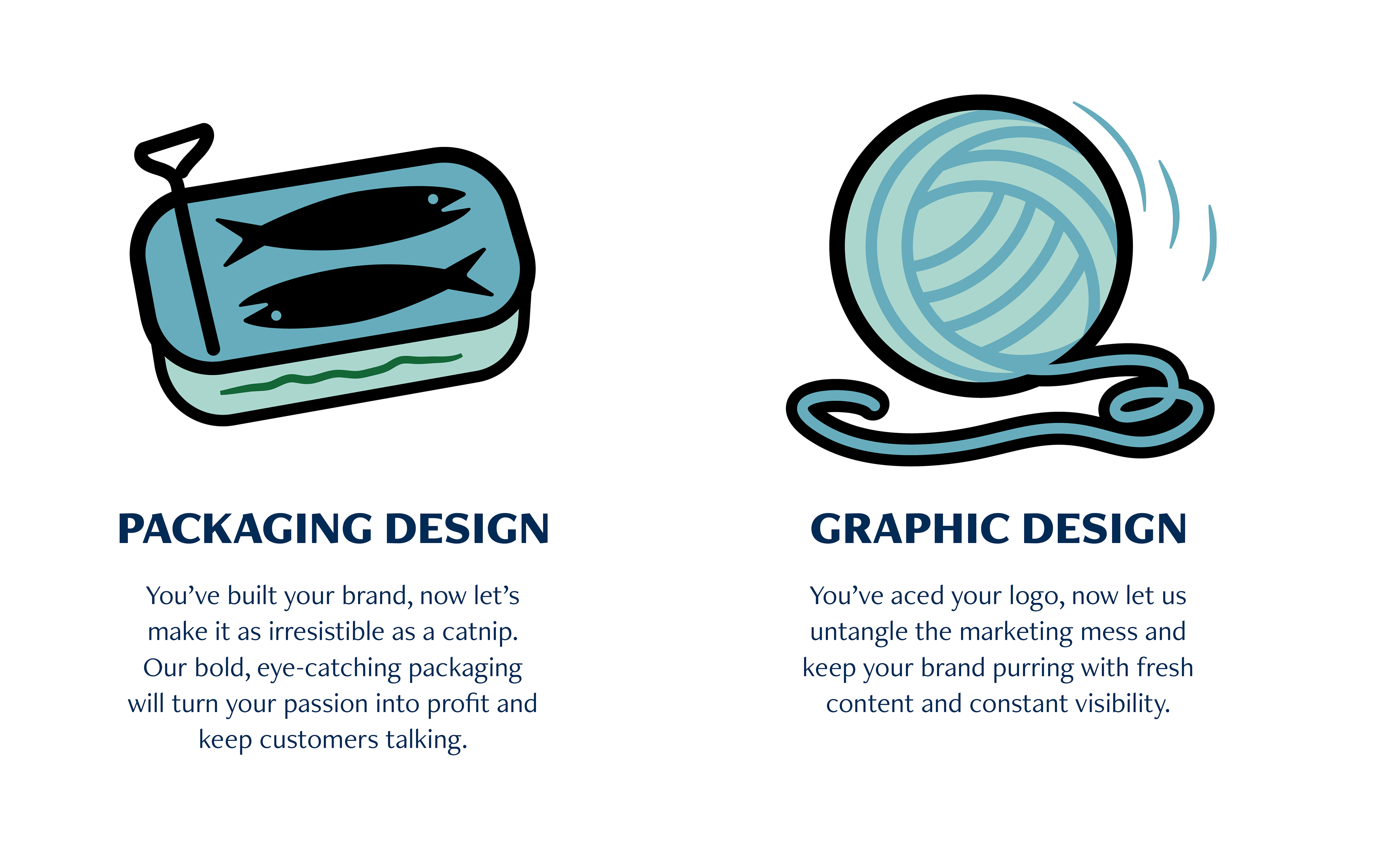 packaging design and graphic design