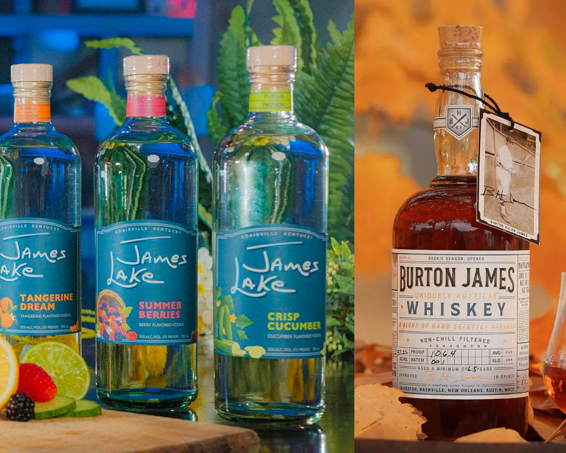 packaging design of vodka and whiskey bottles