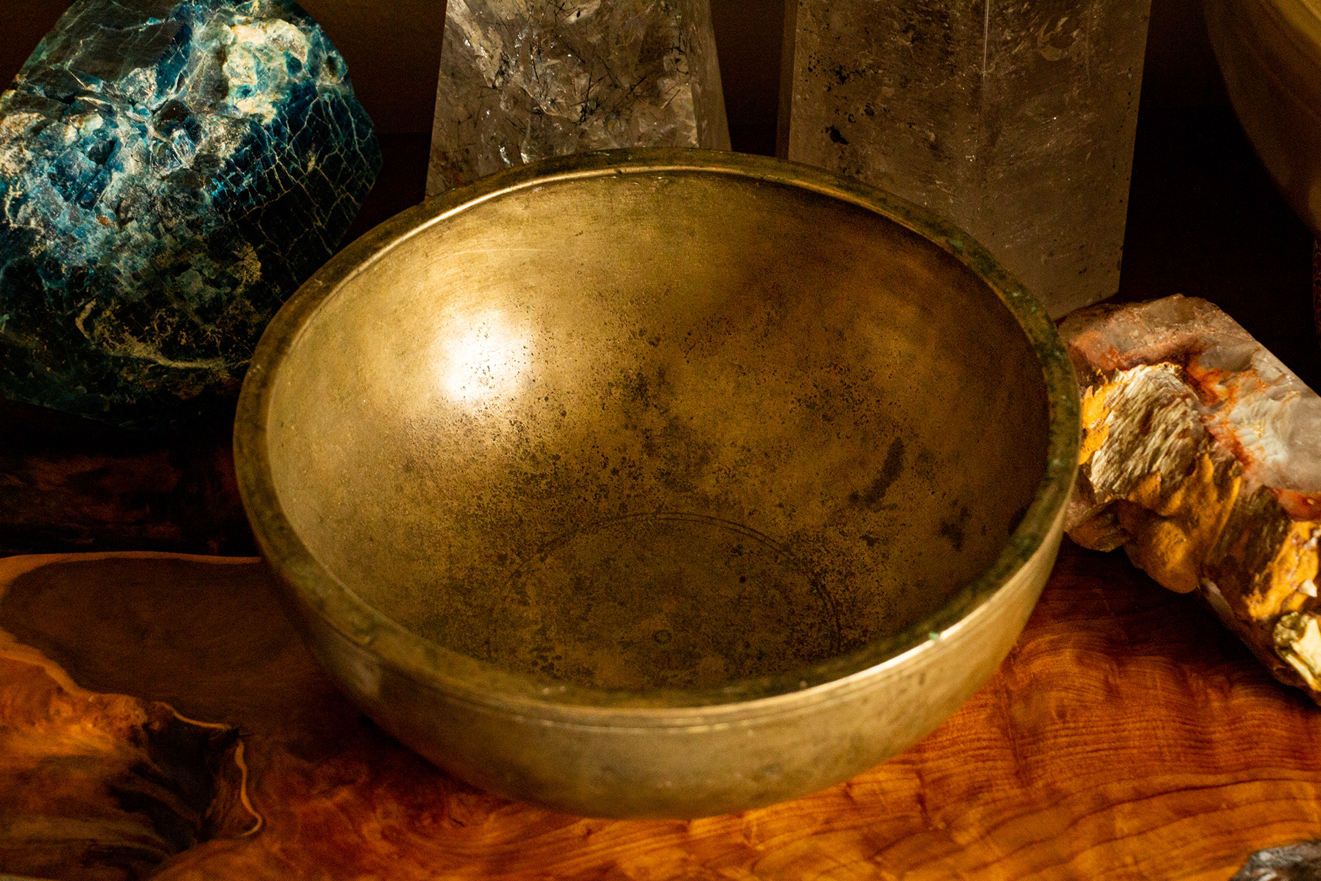 Product photography of Tibetan bowls