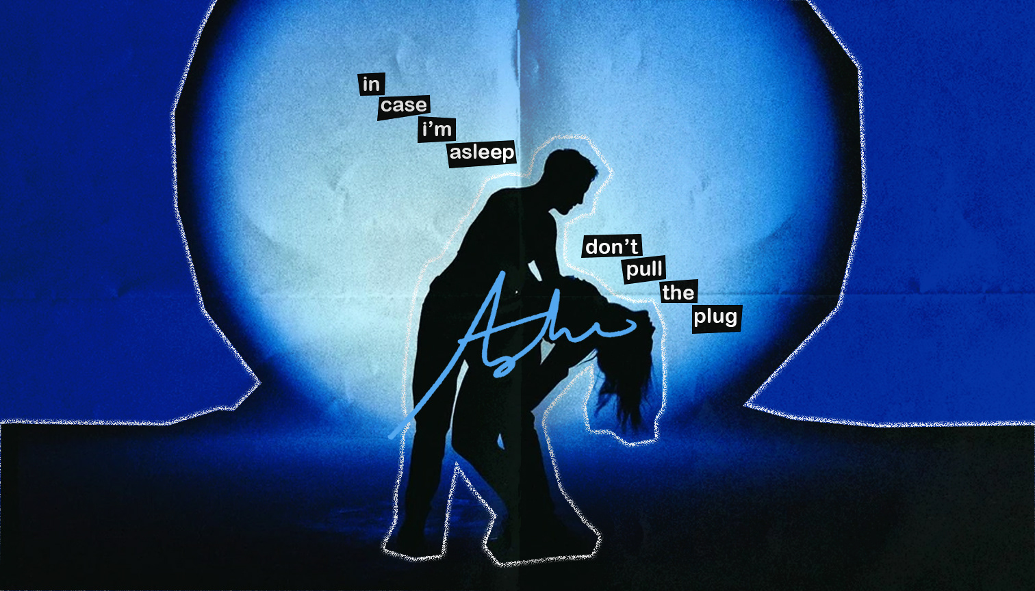 Mock poster created for Ashe's 2024 song "Pull The Plug," off of her album "Willson."