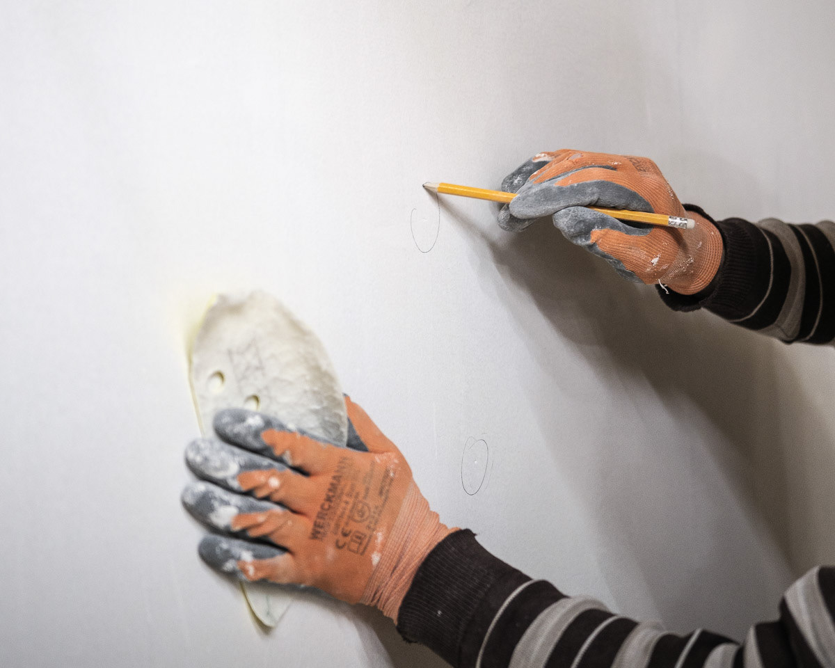 Photographie ouvrier BTP, rénovation