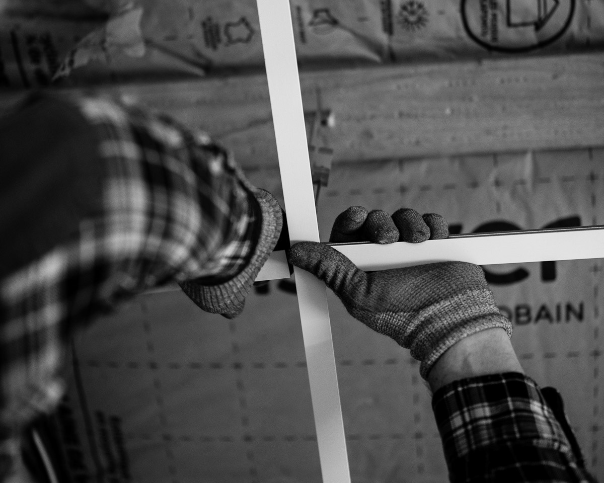 Photographie ouvrier BTP, rénovation