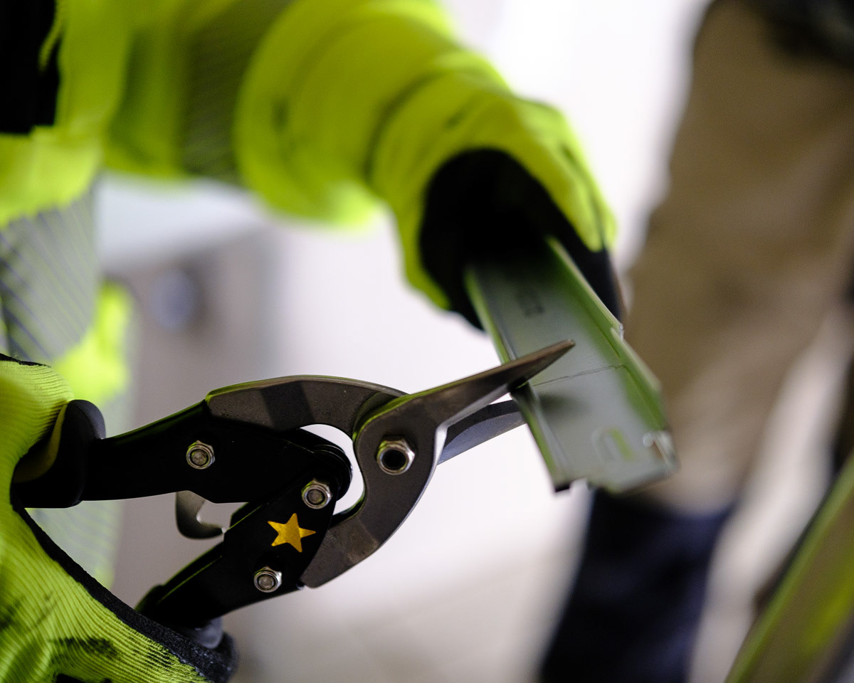 Photographie ouvrier BTP, rénovation