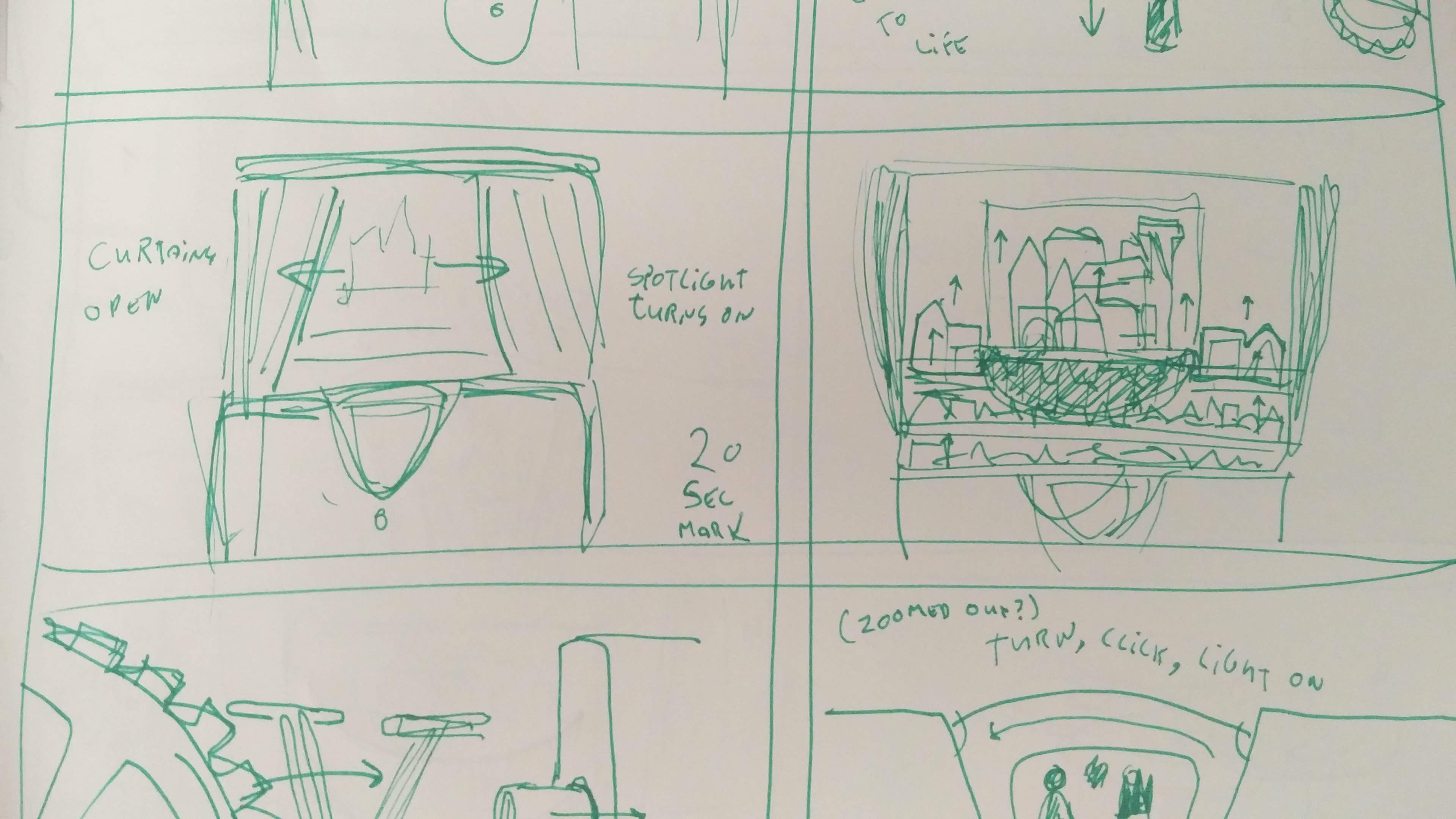 Snippet of a storyboard
