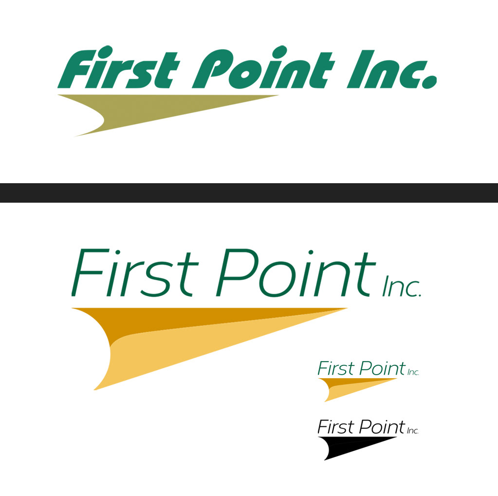 Old and new First Point logo