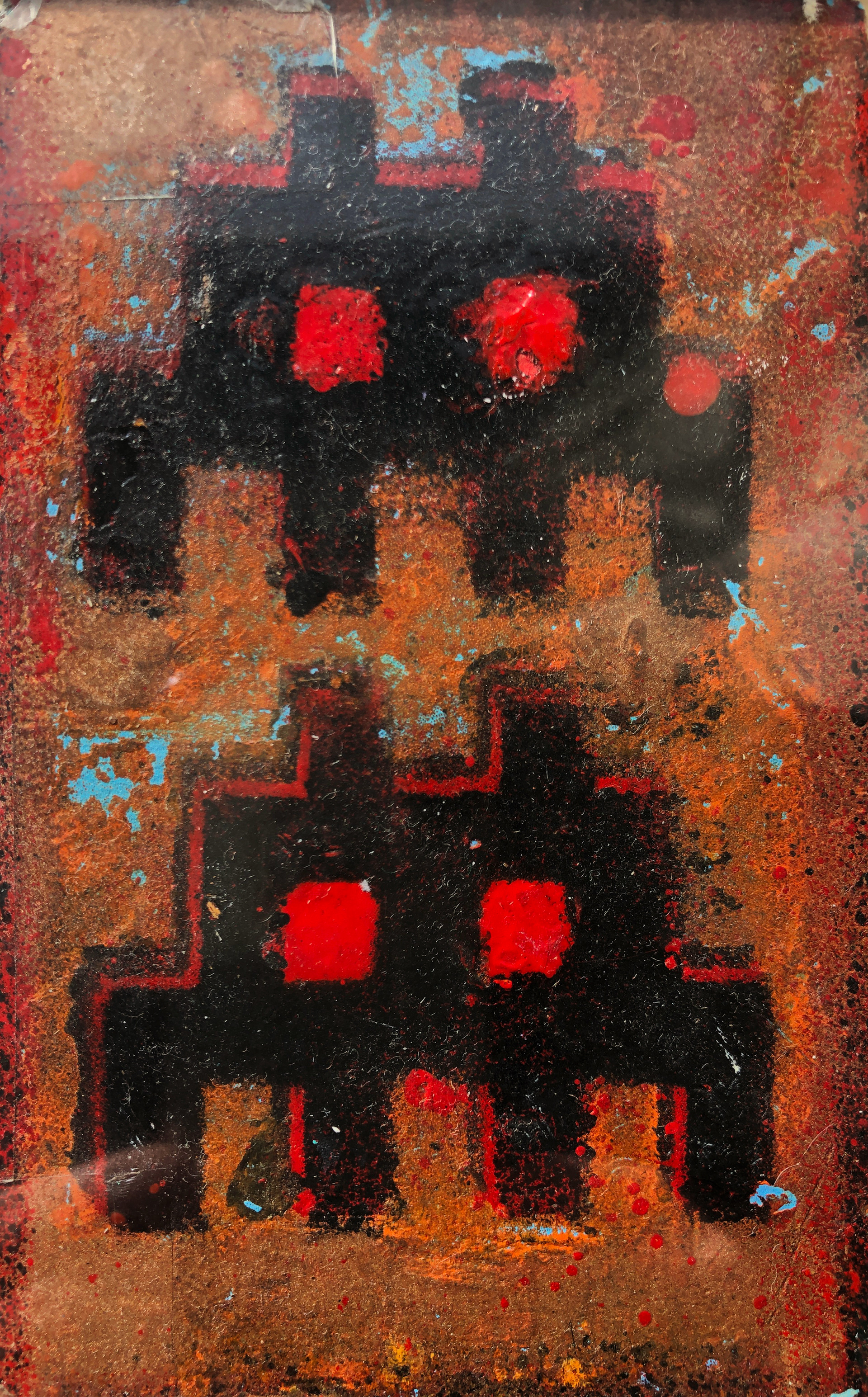 SPACE INVADER STENCIL
