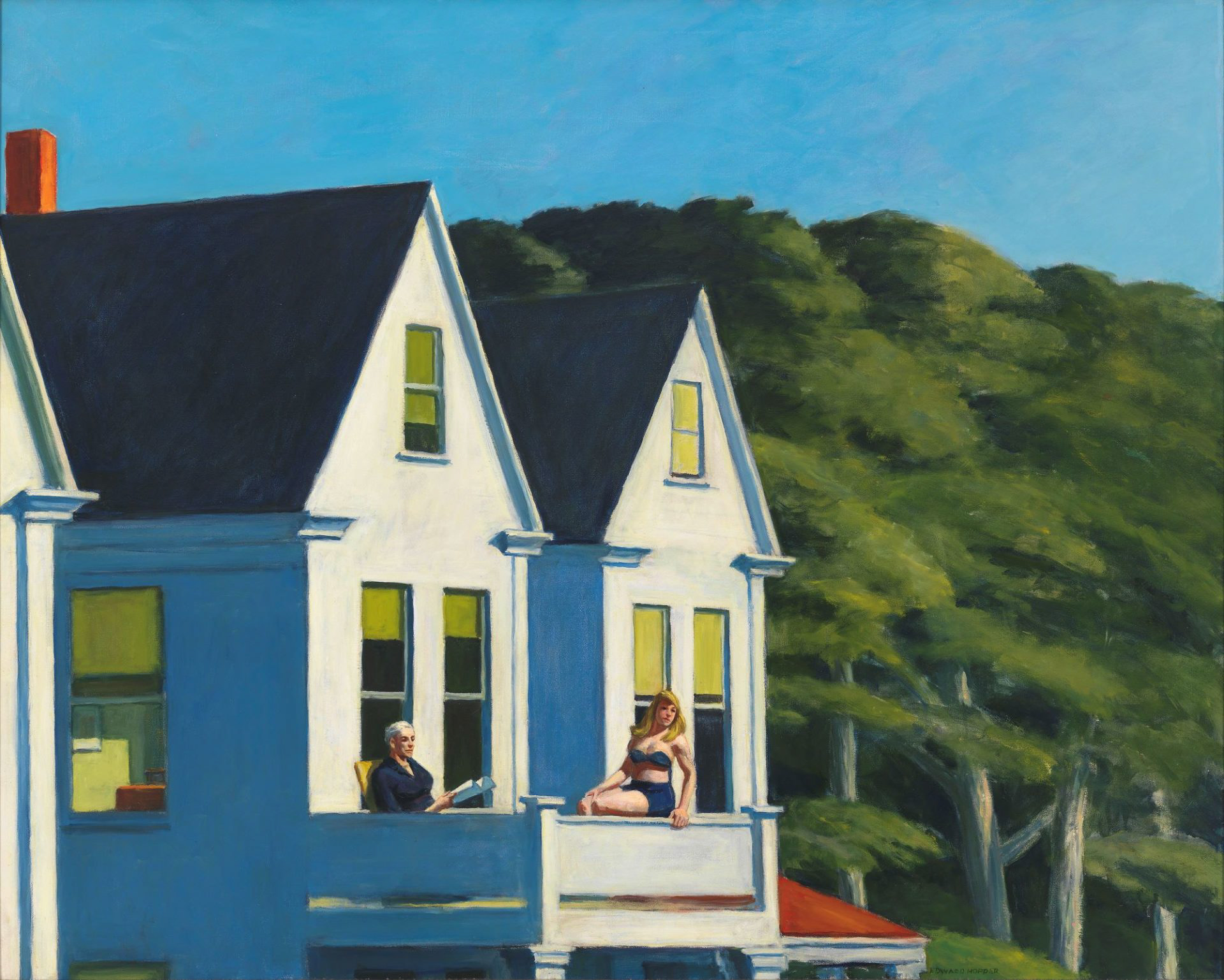 Edward Hopper, "Second Story Sunlight" (1960)