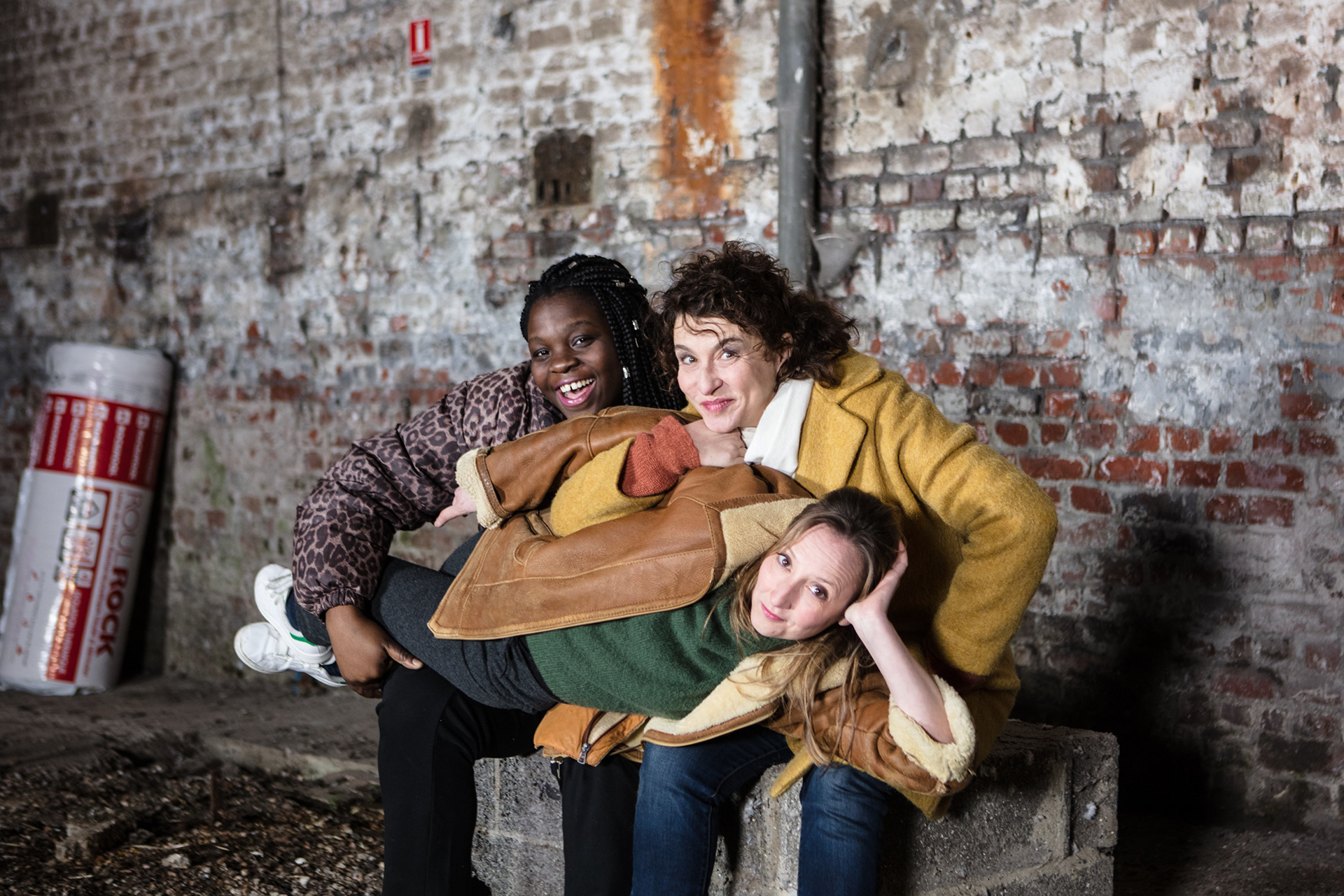 Movies set of "les invisibles " france 