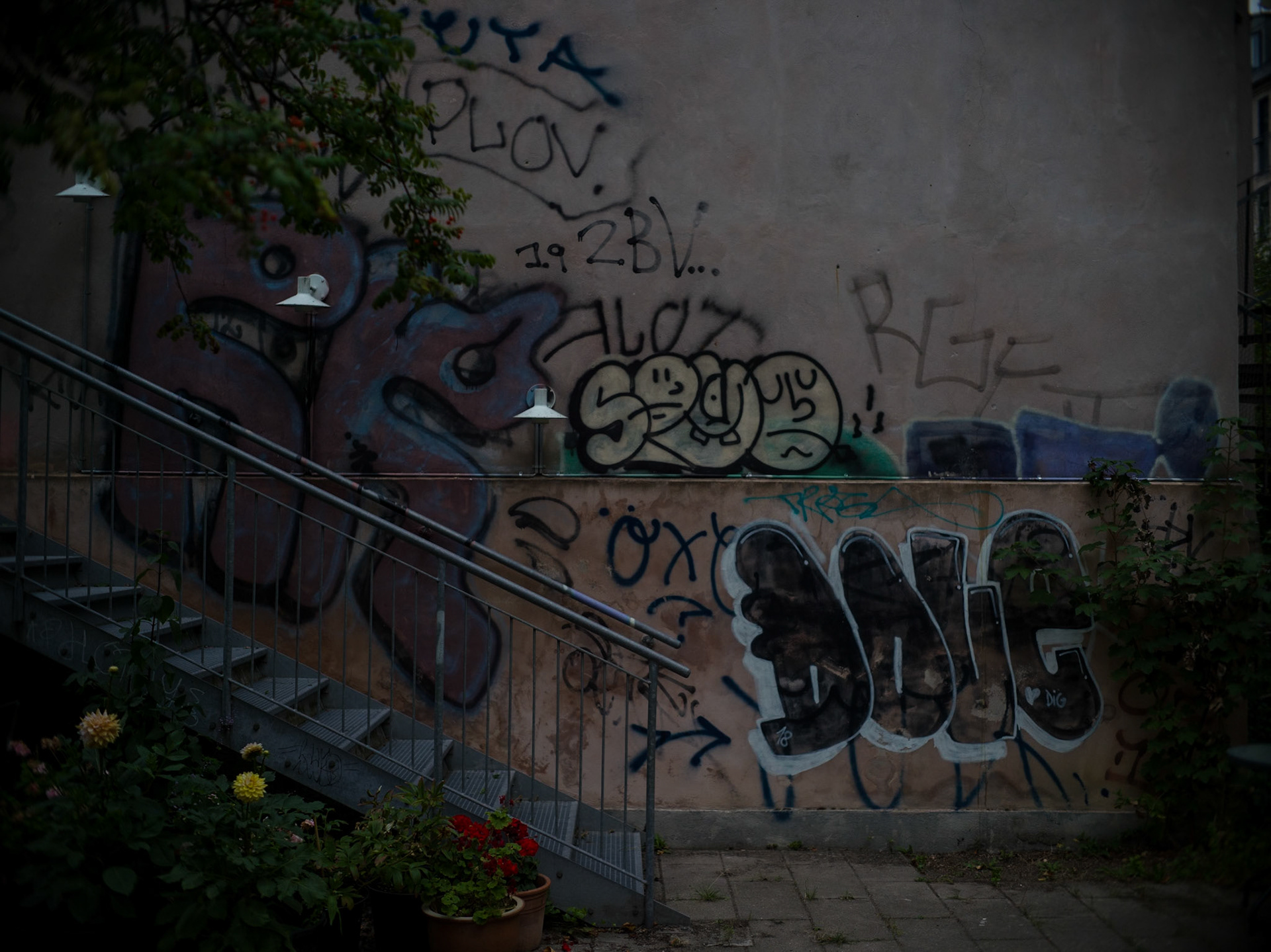 Trappe (Korsgade-Blågårdsgade- Baggesensgade-Wesselsgade)