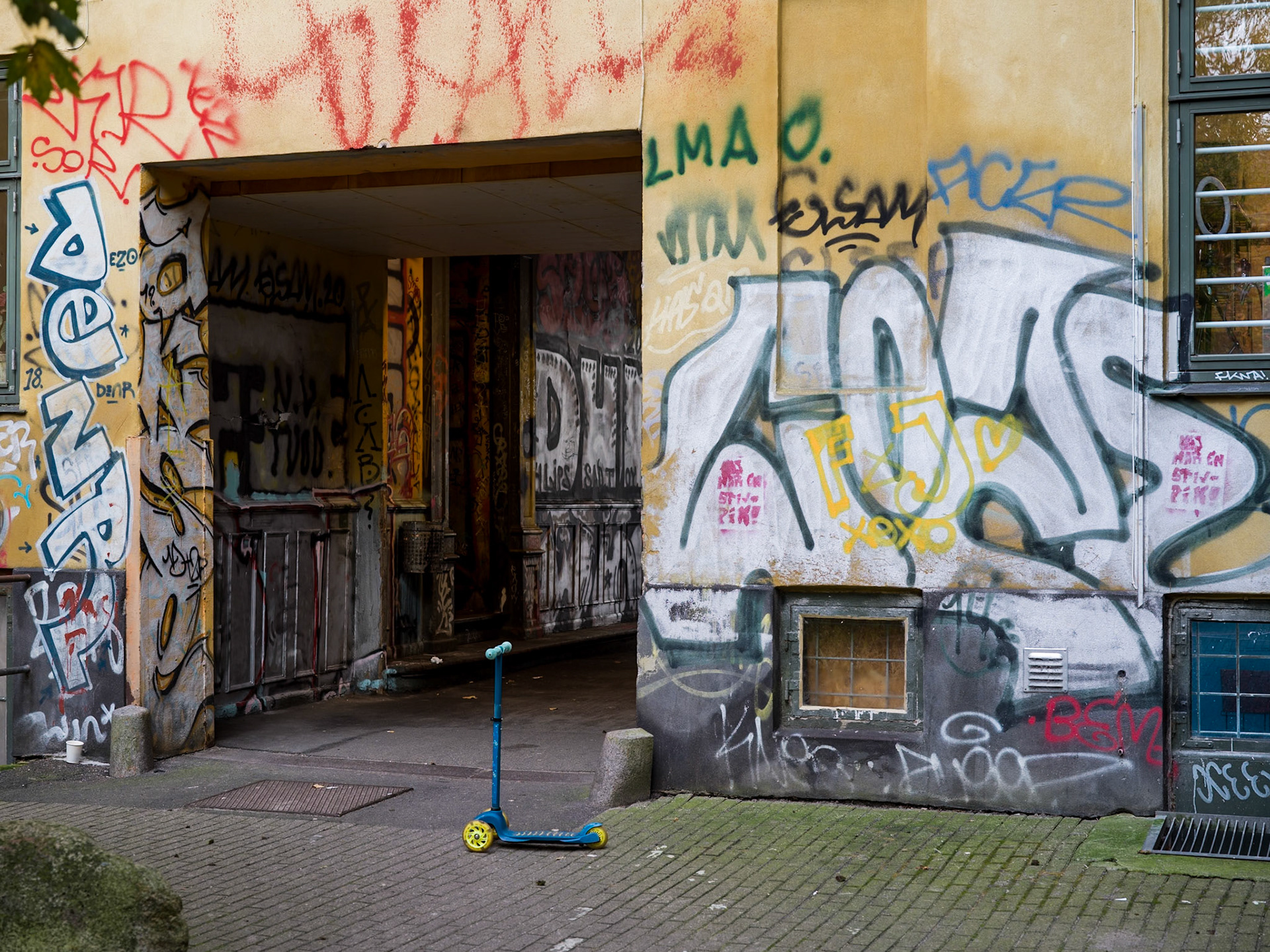 Grafitti (Blågårdsgade-Baggesensgade-Todesgade- Blågårds Plads)