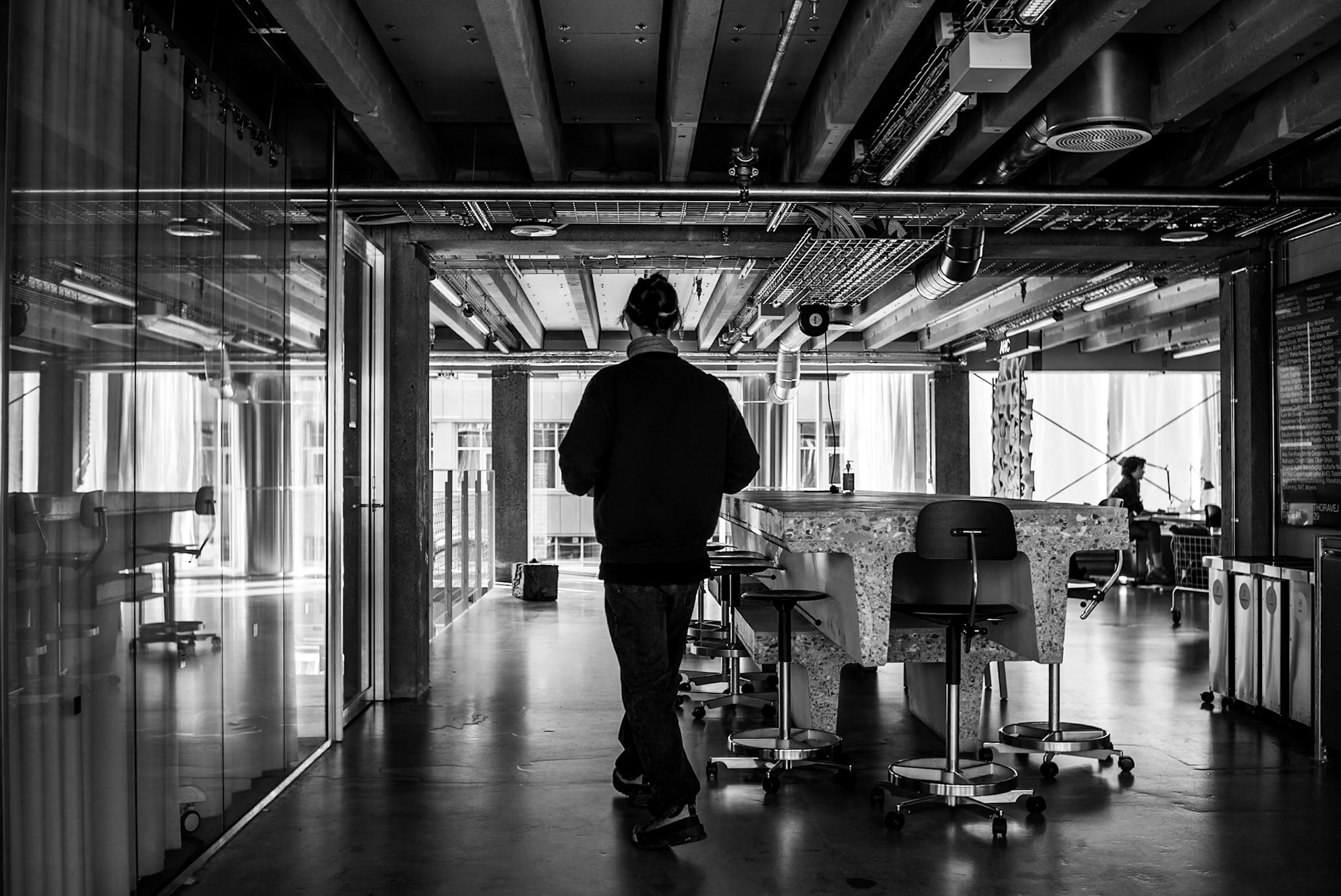 Åbne, transparente faciliteter som gennemgående træk