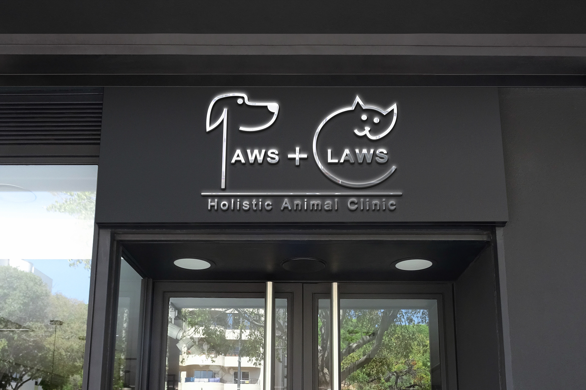 Paws + Claws Animal Clinic Mockup