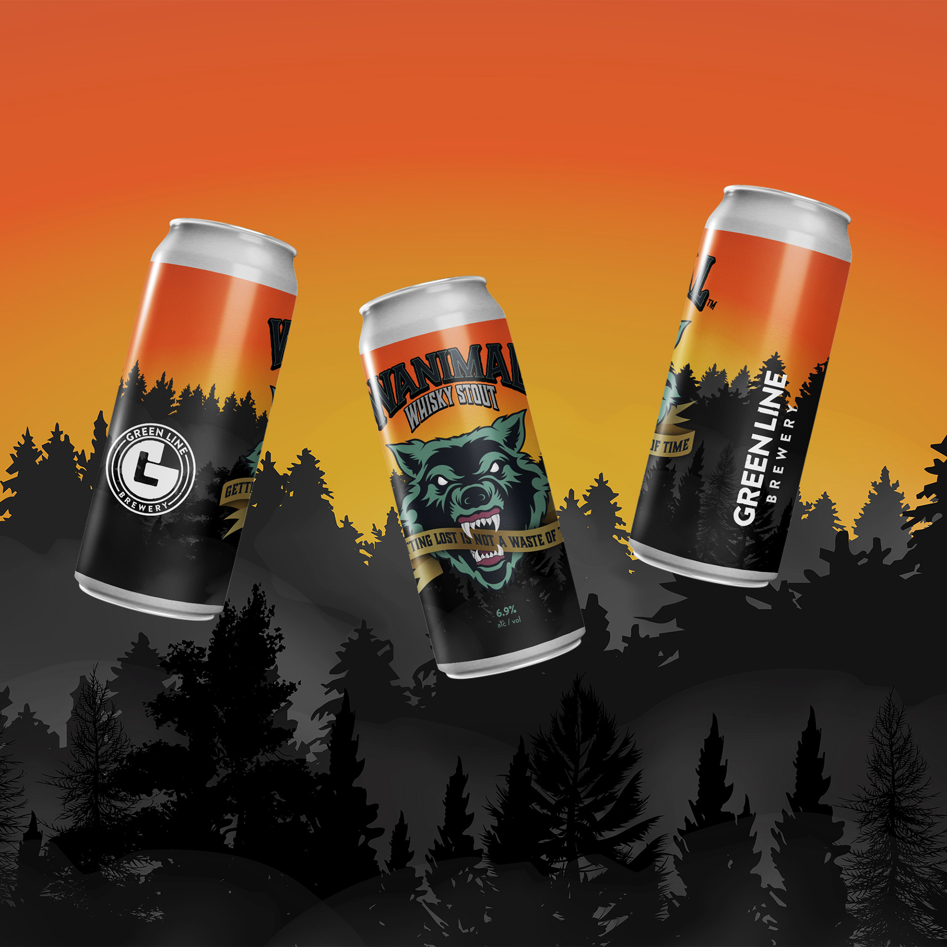 Green Line Brewery's WANIMAL - 2021 Label Design Contest