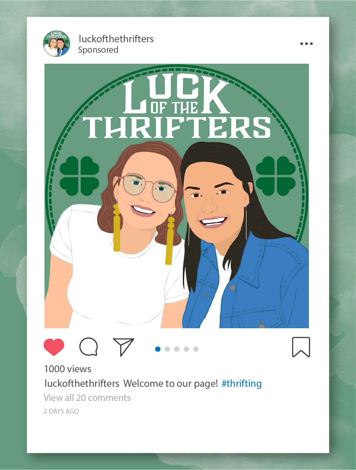Luck of the Thrifters Logo & Branding