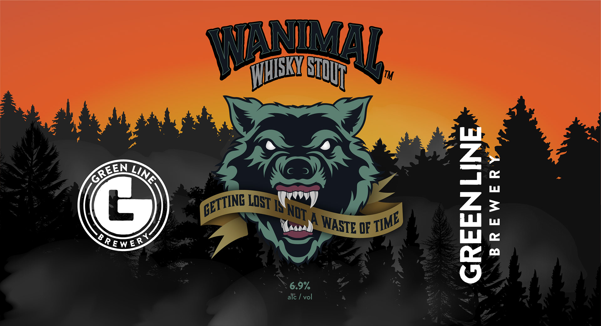 Green Line Brewery's WANIMAL - 2021 Label Design Contest
