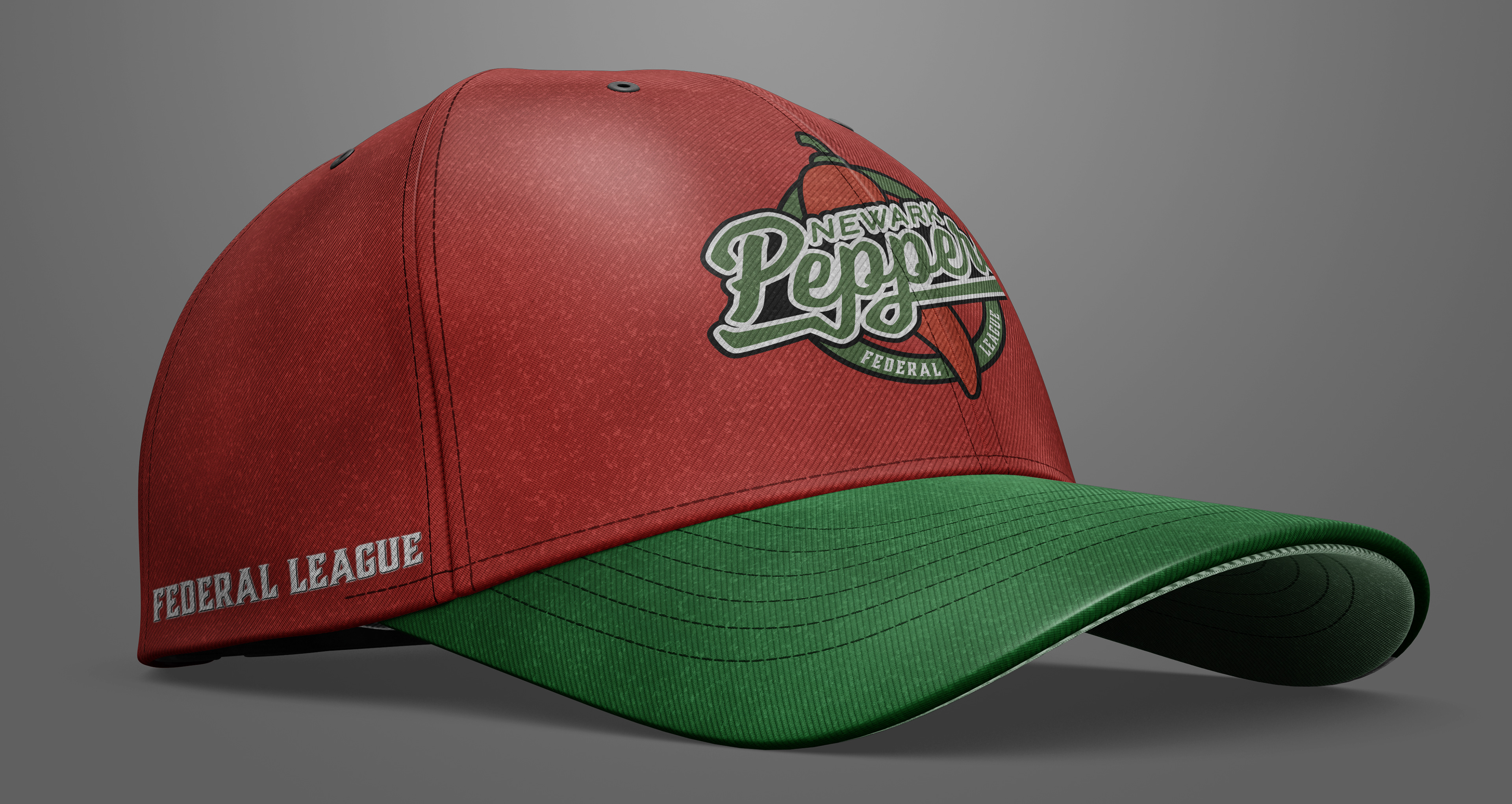 Newark Peppers Hat Mockup