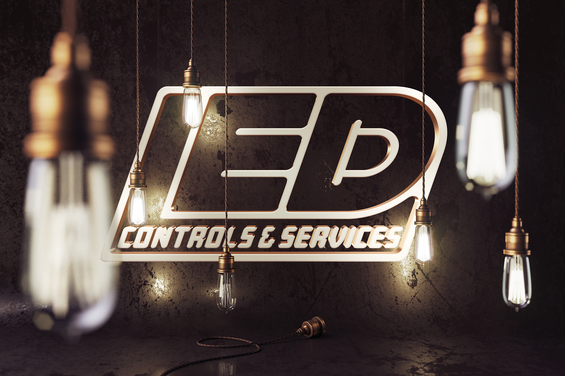 LED Controls & Services Mockup